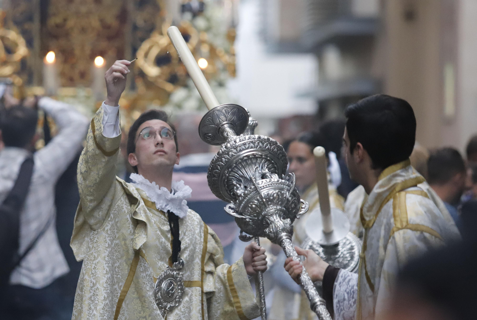 Imágenes del traslado de María Santísima de la Concepción a la Iglesia Conventual de Santa María de Gracia