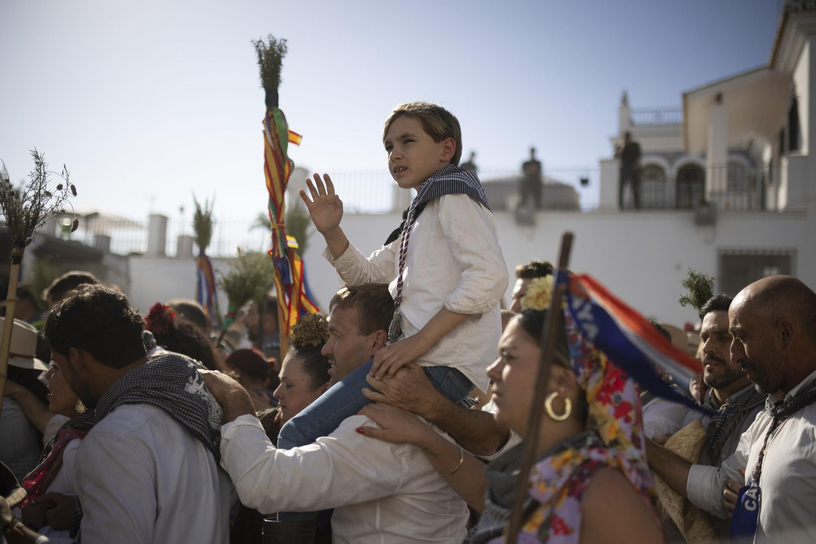 Imágenes de las primeras presentaciones de las hermandades de El Rocío 2024