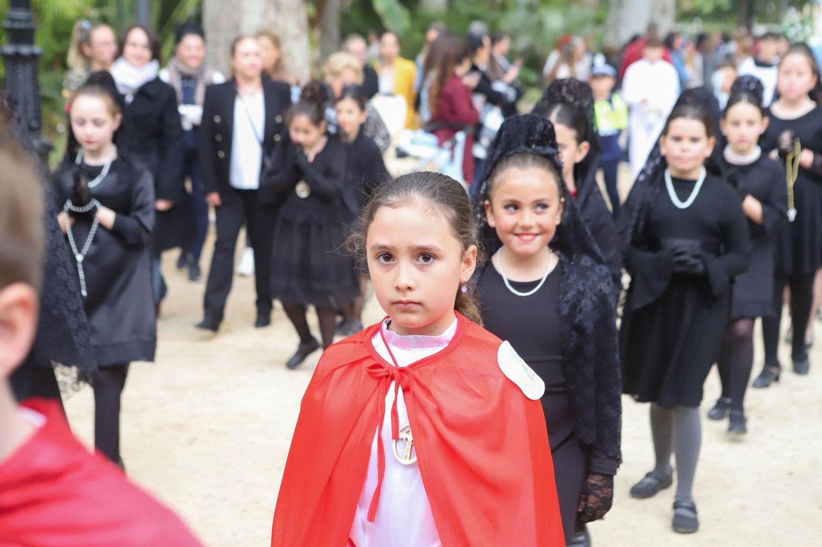 Fotos de la procesión infantil del colegio Nuestra Señora de los Milagros de Algeciras