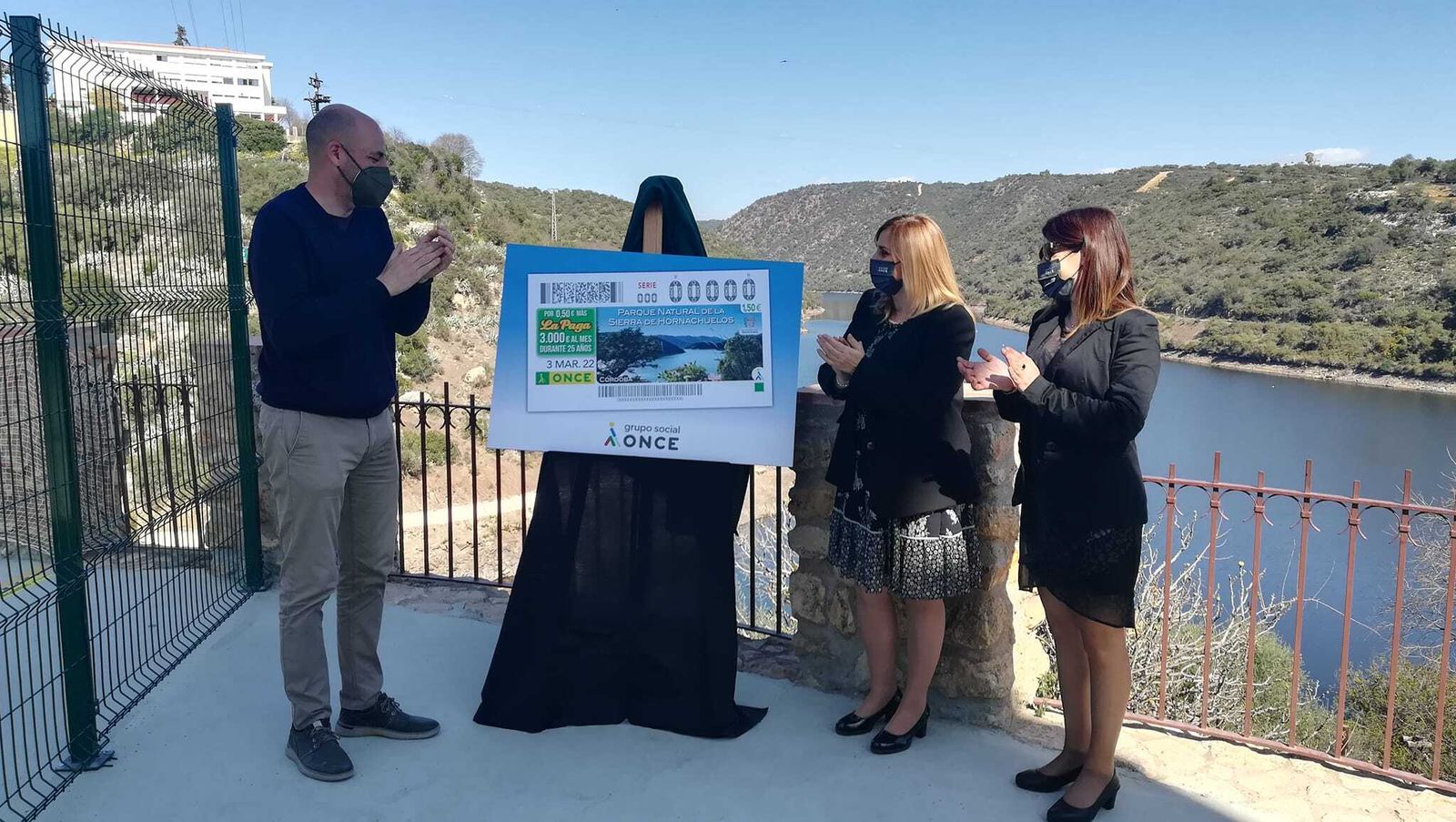 Presentación del cupón de la ONCE dedicado a Hornachuelos.