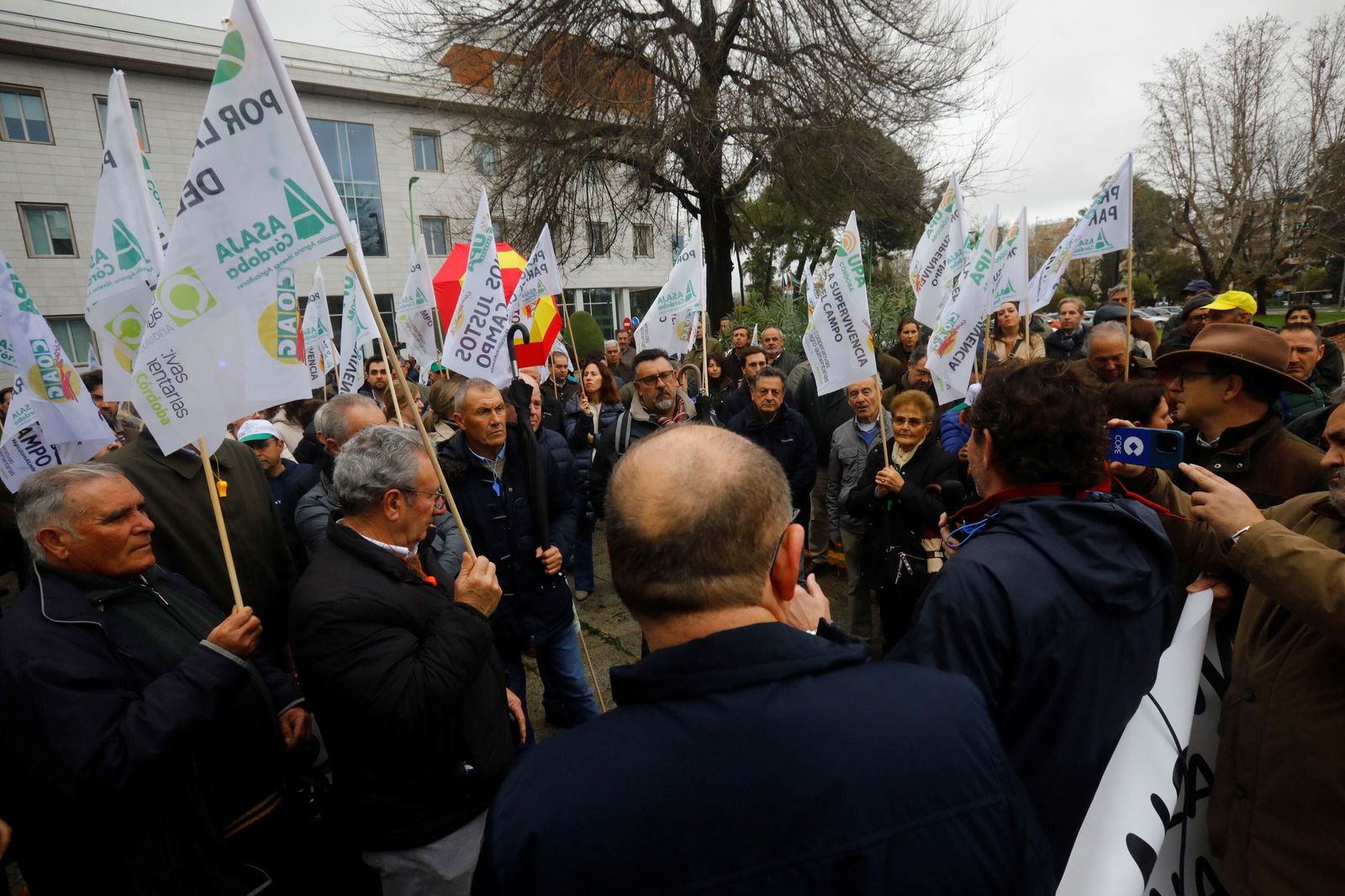 La protesta de los agricultores y ganaderos de Córdoba contra el acuerdo con Mercosur