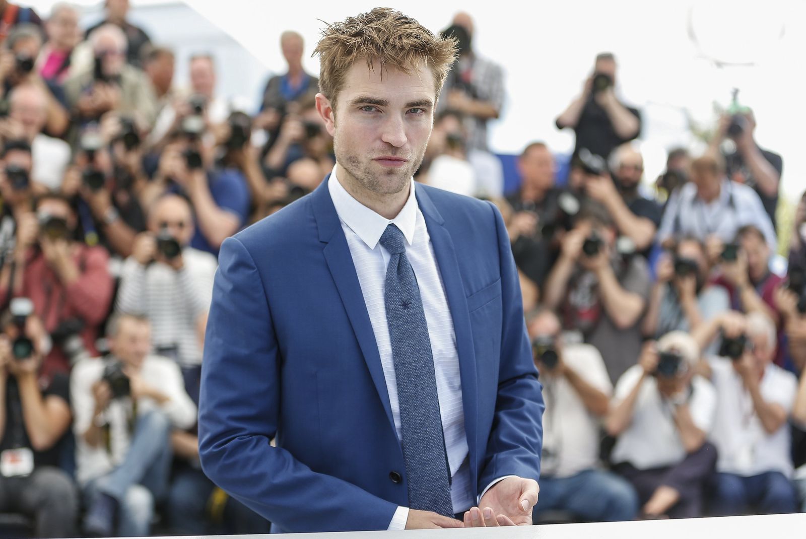 Robert Pattinson, ayer, en el Festival de Cannes.