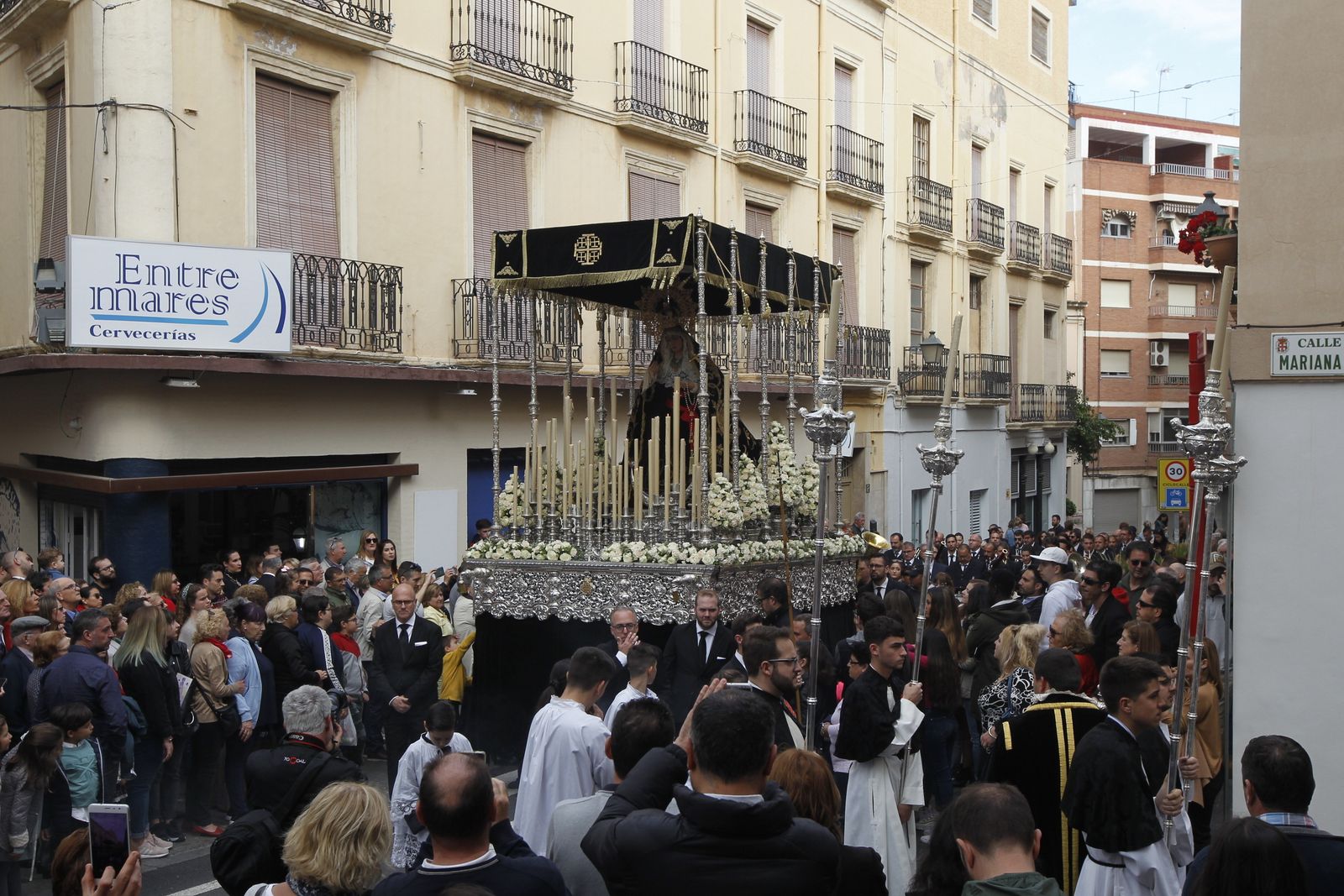 Imágenes de la Procesión del Entierro, Viernes Santo. Semana Santa Almería 2019