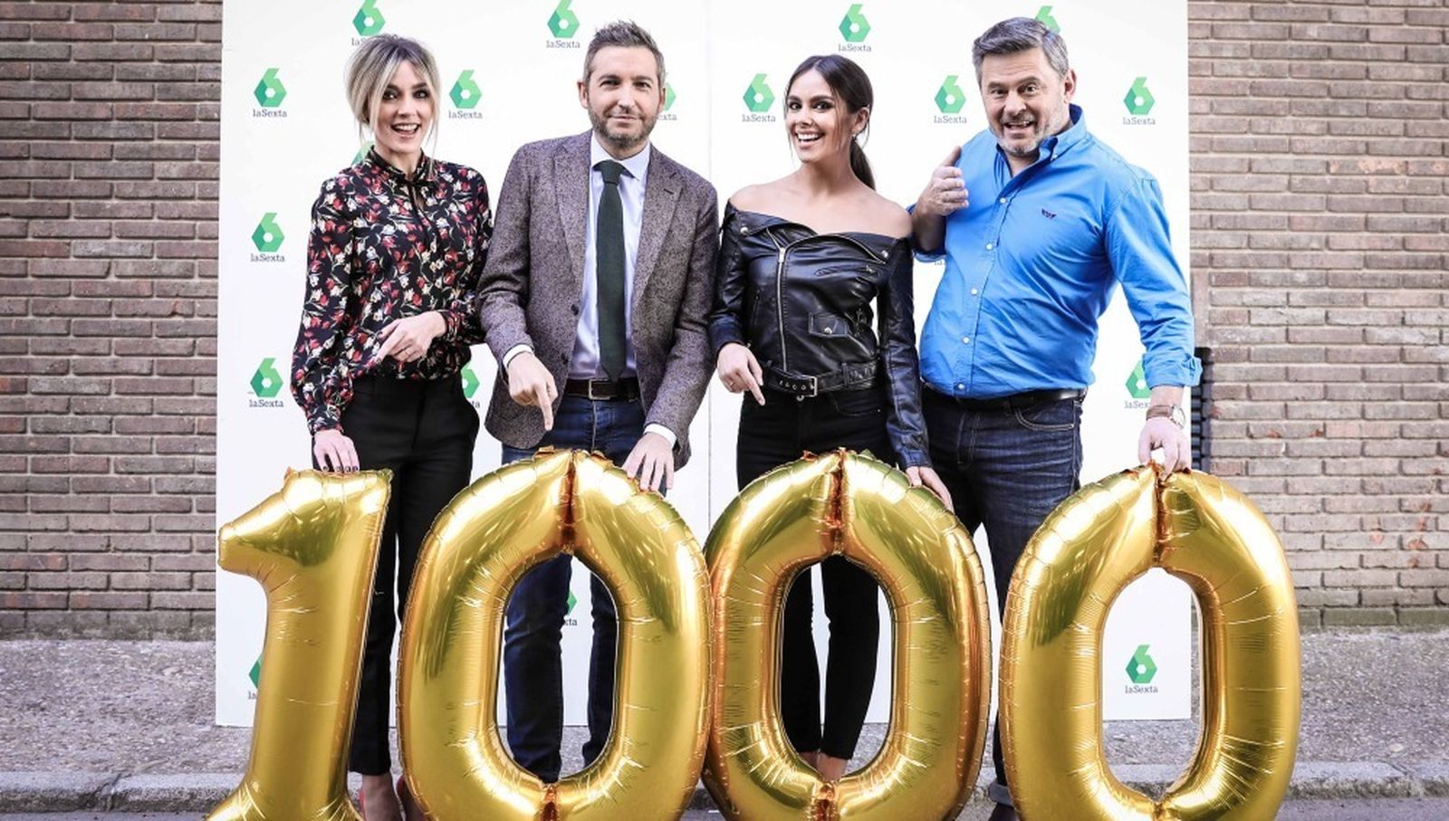 Anna Simón, Frank Blanco, Cristina Pedroche y Miki Nadal, felices con el 1.000.