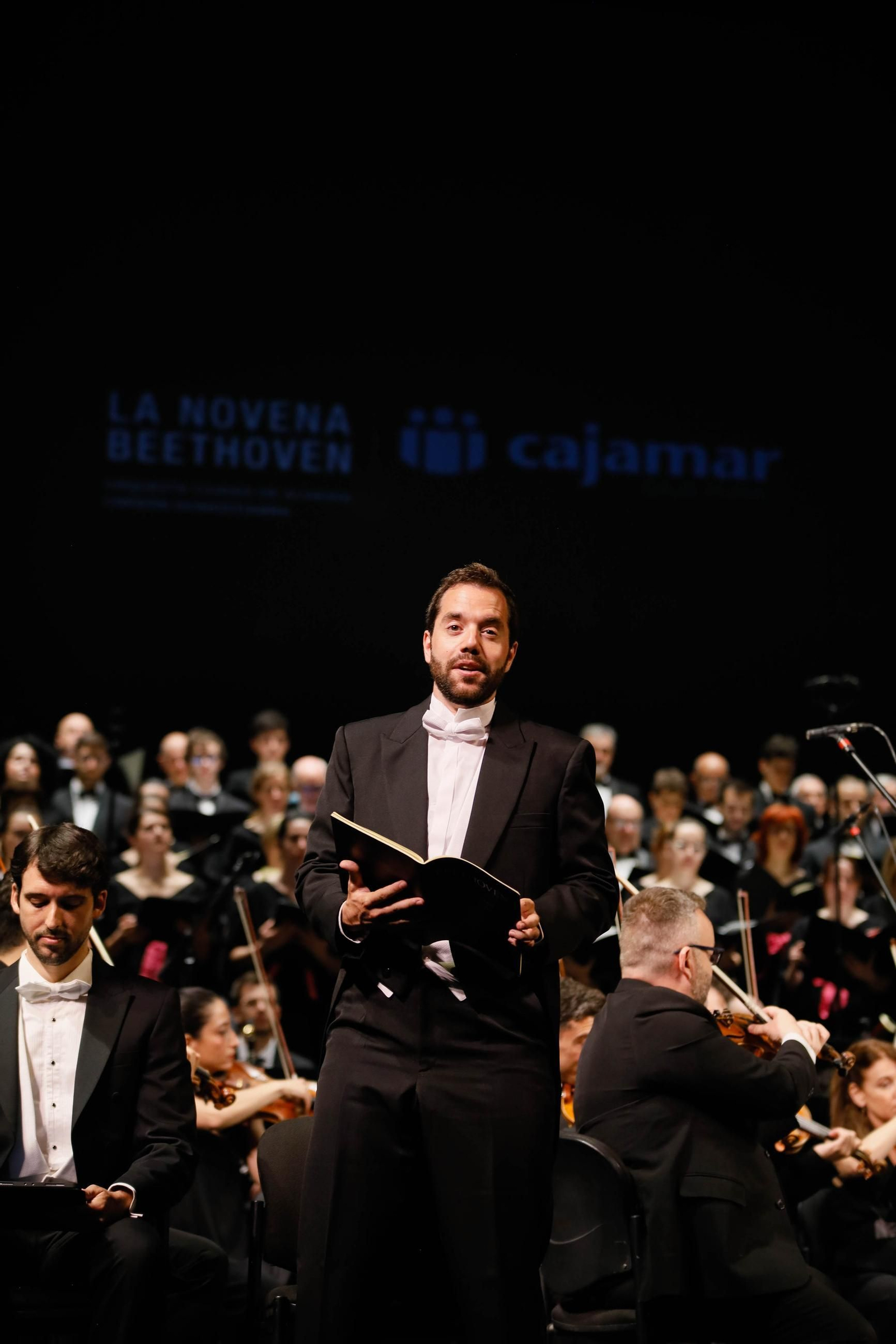 Imágenes de la novena Beethoven interpretado por la OCAL y Orfeón para Cajamar