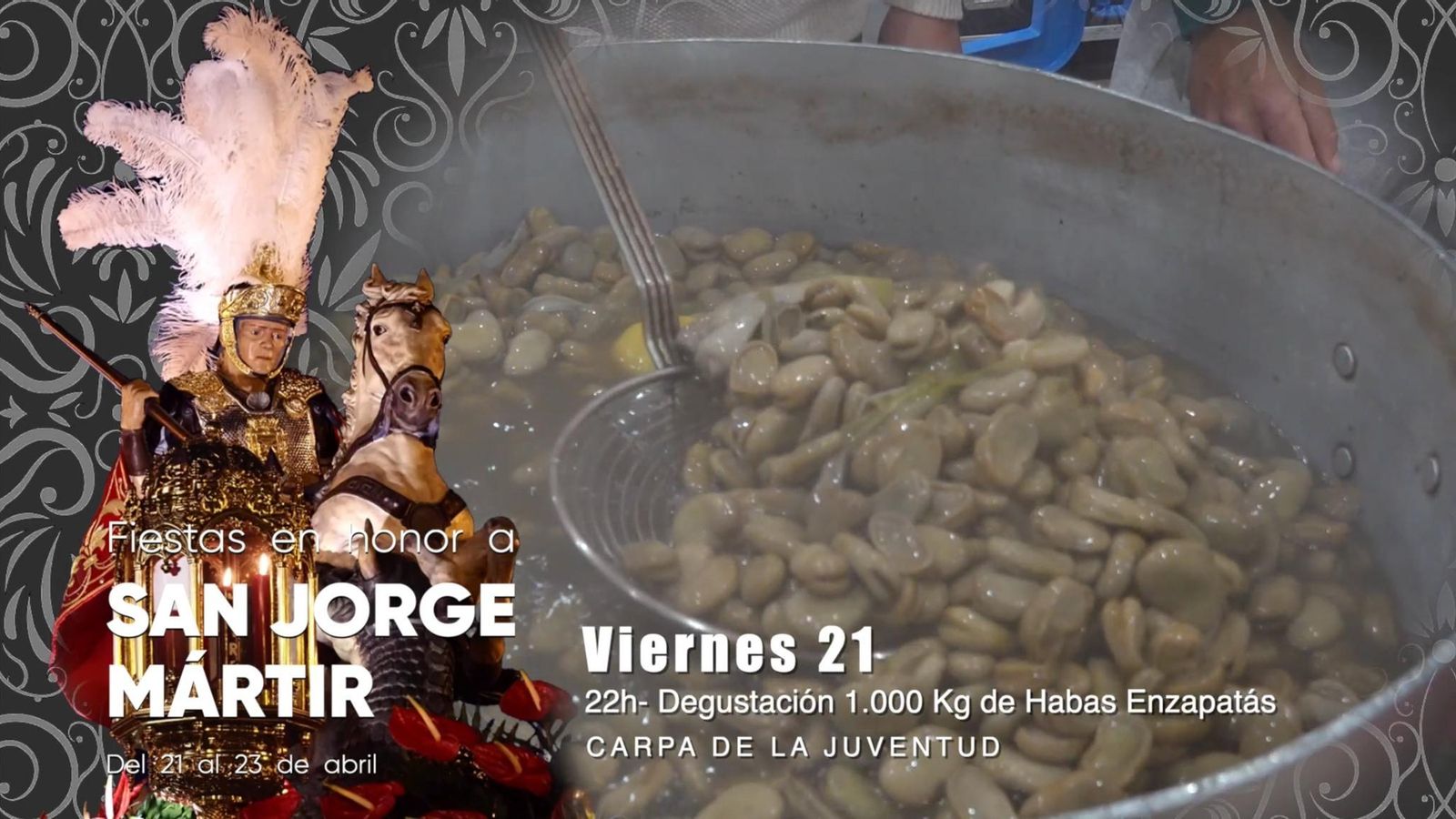 Degustación de 1.000 kilos de habas enzapatás