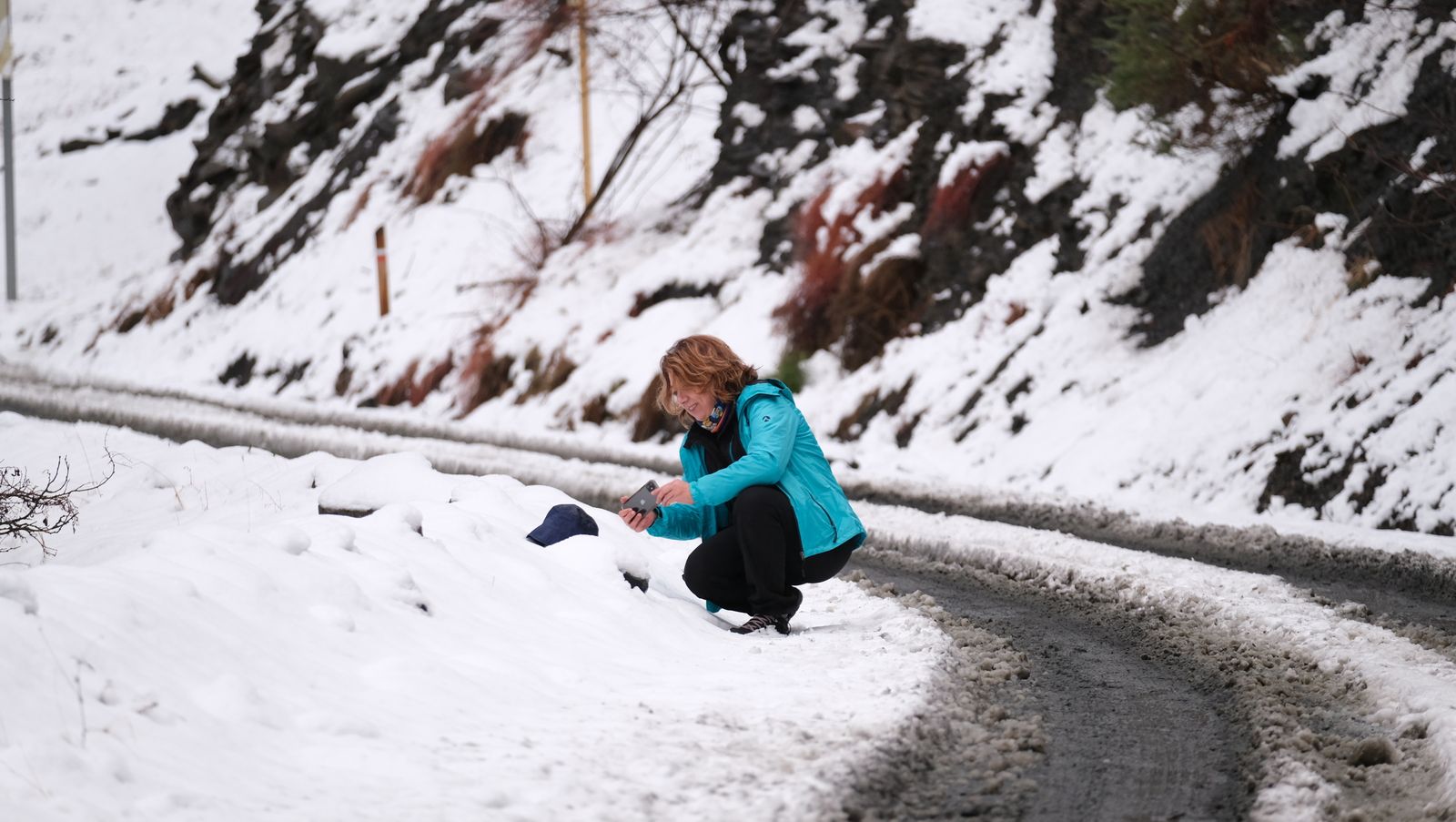 Fotogalería nevada en la Provincia de Almería