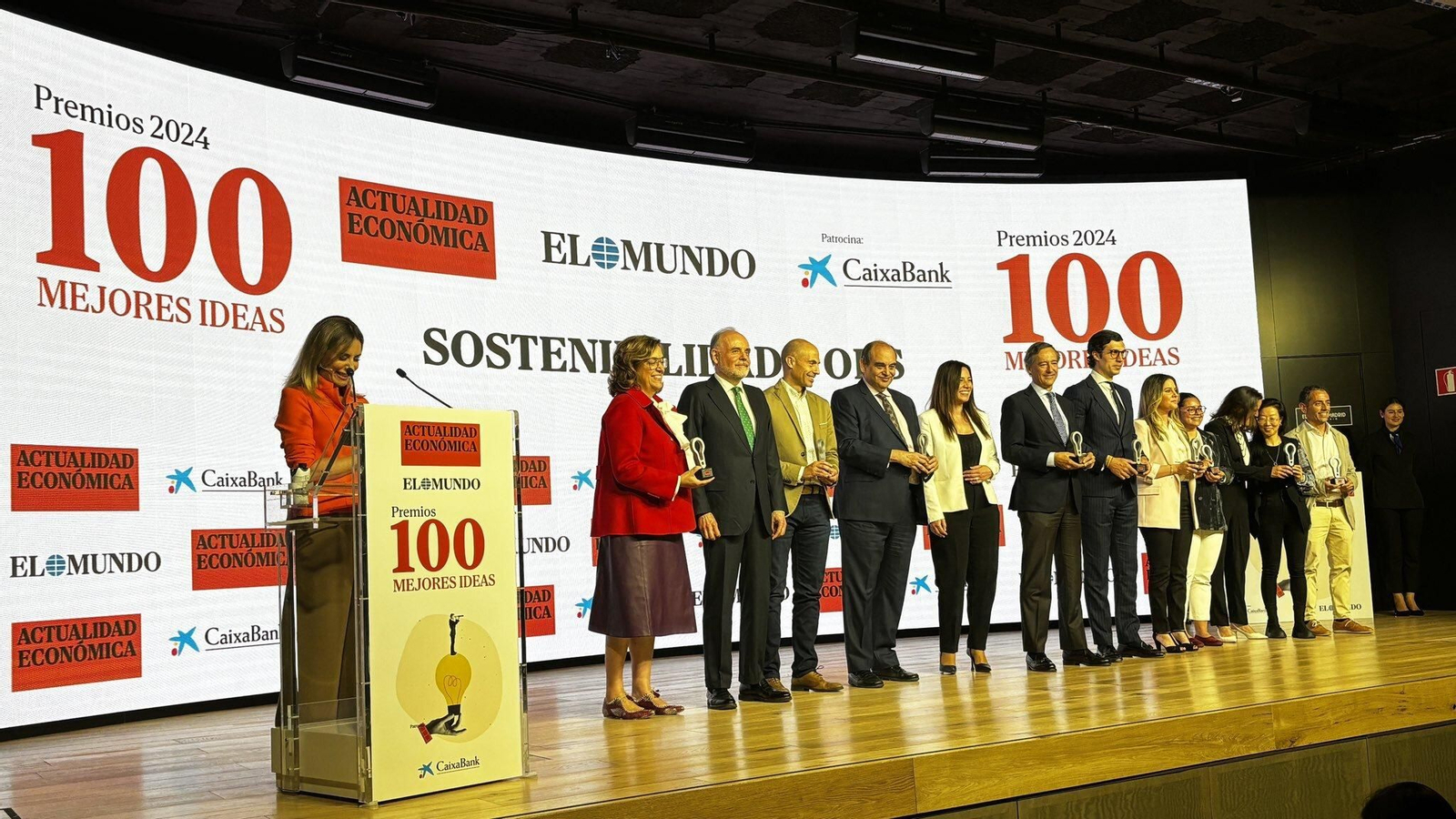 Gala de los premios 100 Mejores Ideas 2024.