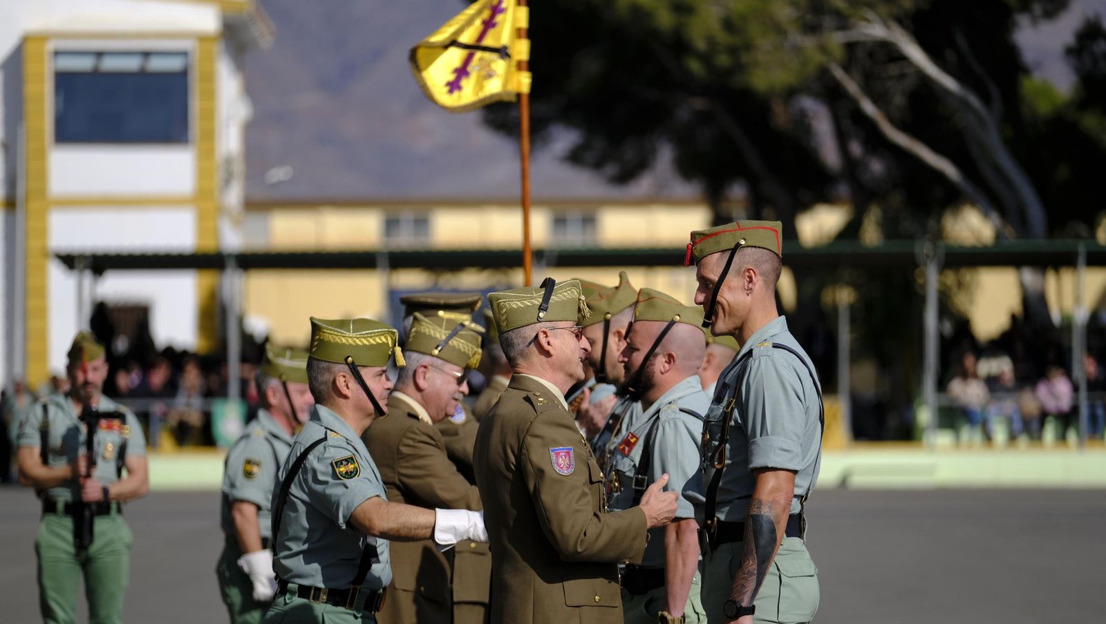 Conmemoración del Combate de Edchera en la Base Álvarez de Sotomayor de La Legión, en imágenes