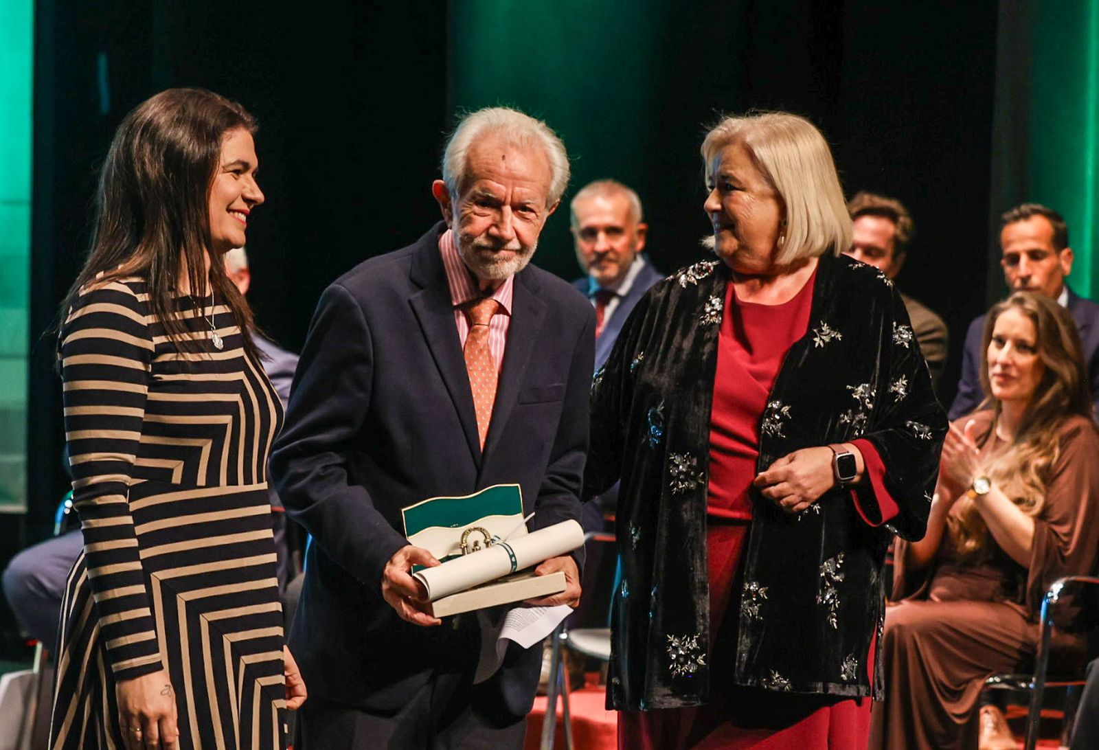 Fotografías del acto de entrega de las Banderas de Andalucía con motivo del 28F