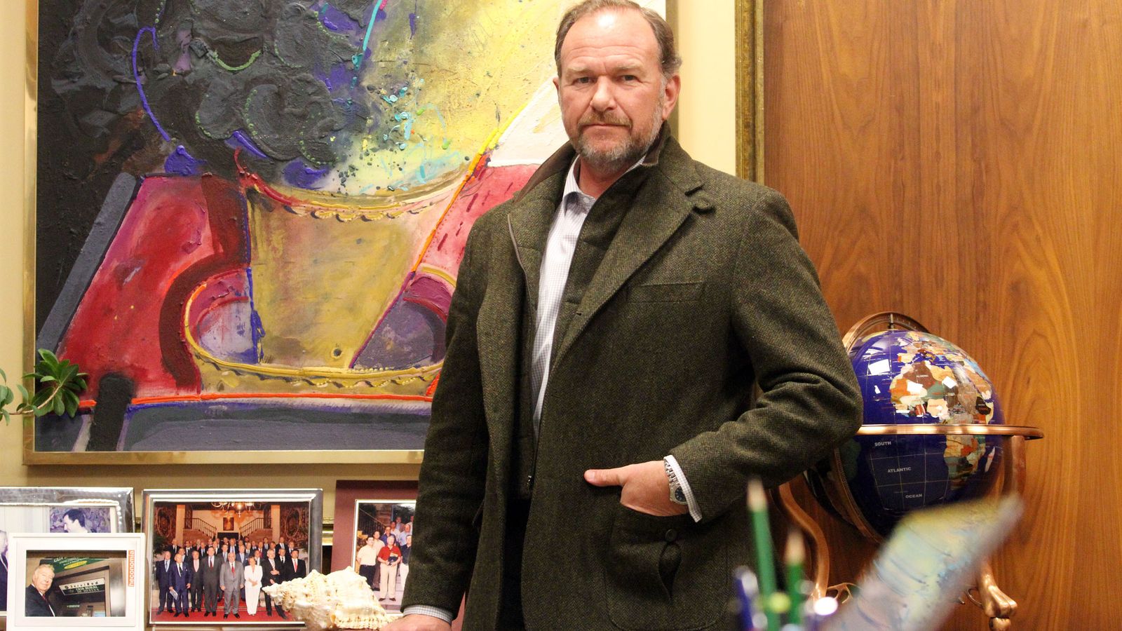 García-Palacios realiza un sombrío análisis de la situación económica en Huelva.