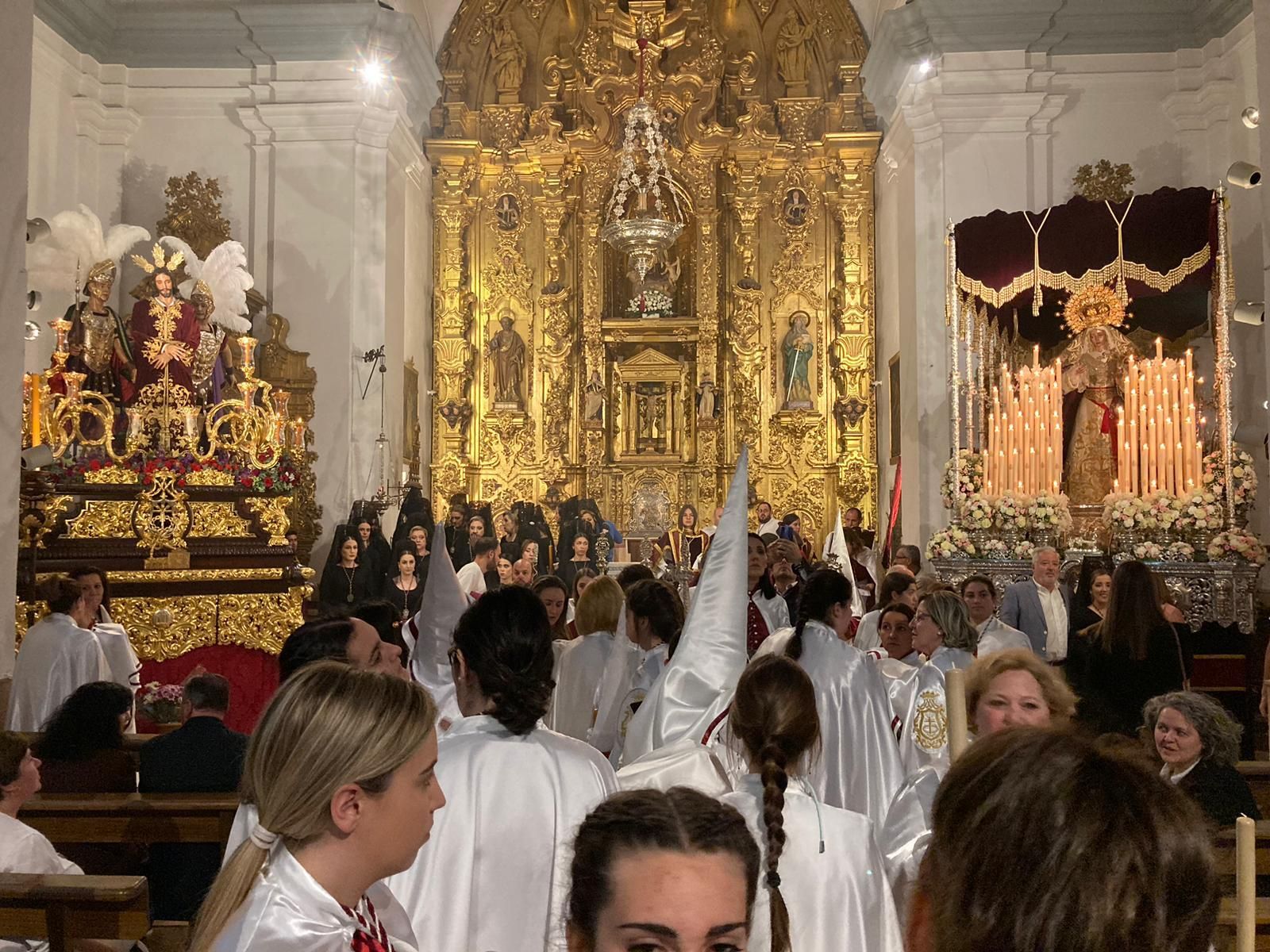 El Señor de la Humildad y la Virgen de la Consolación, en el Martes Santo de Montoro.