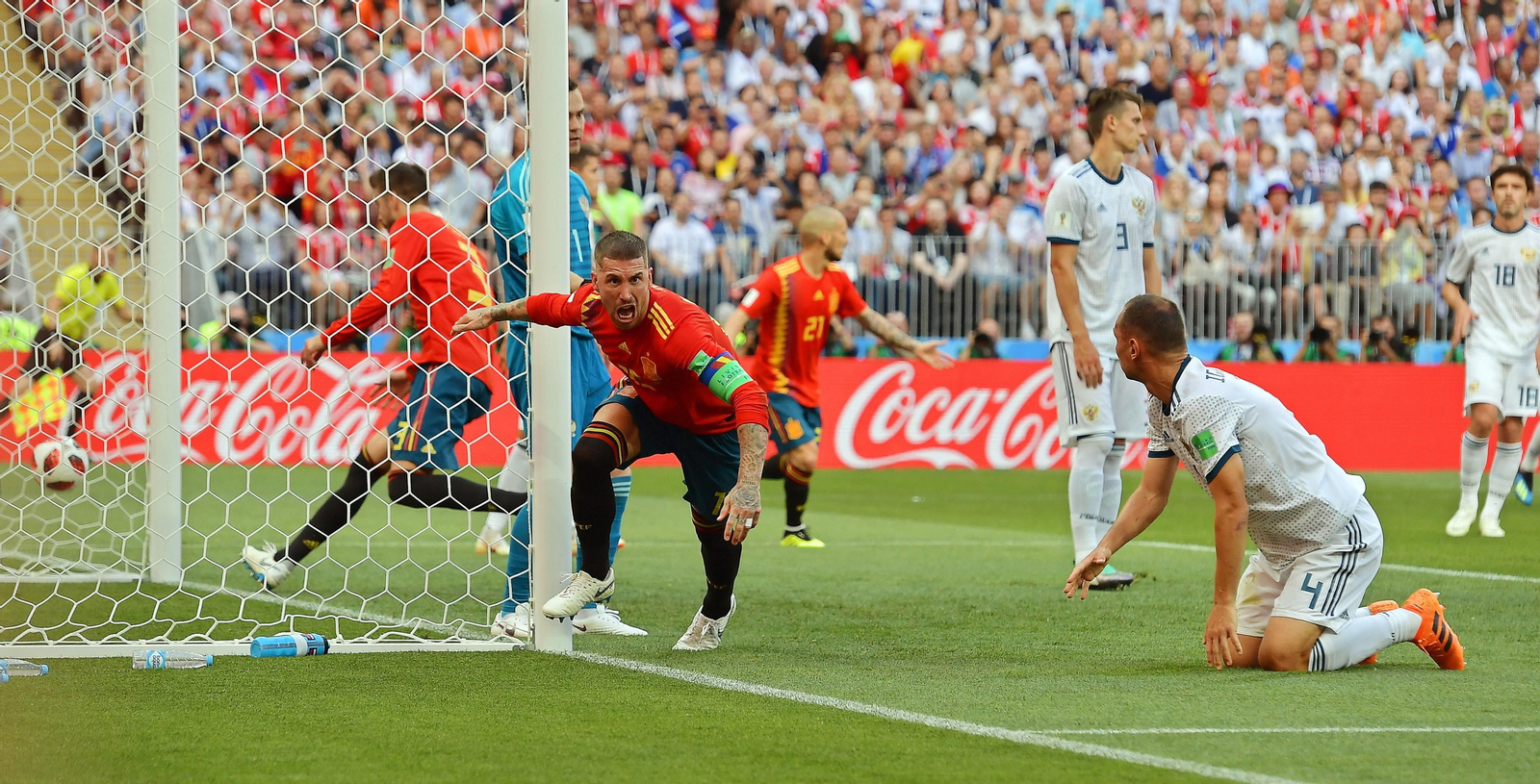 Las imágenes del España-Rusia