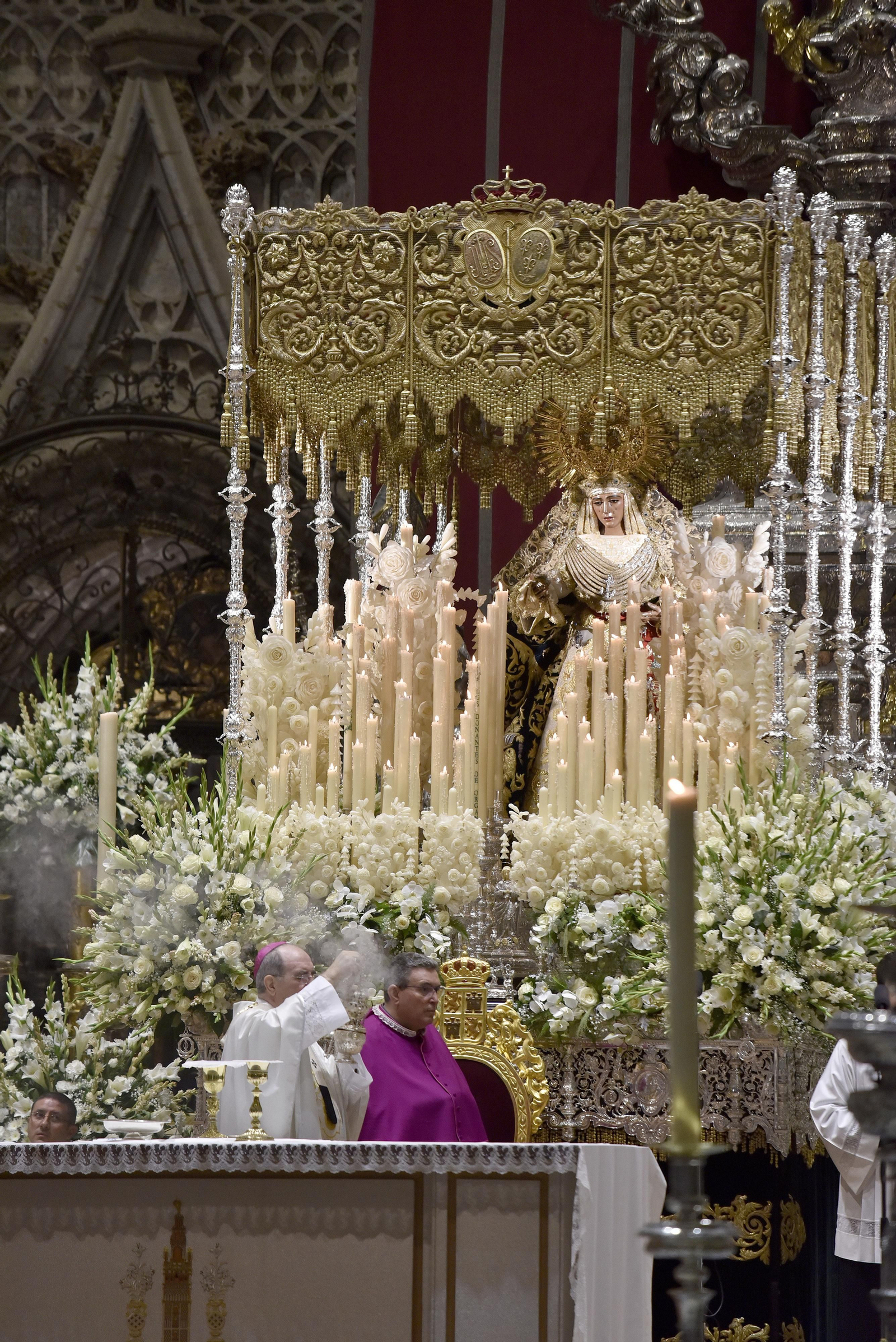 Las imágenes de la misa de acción de gracias