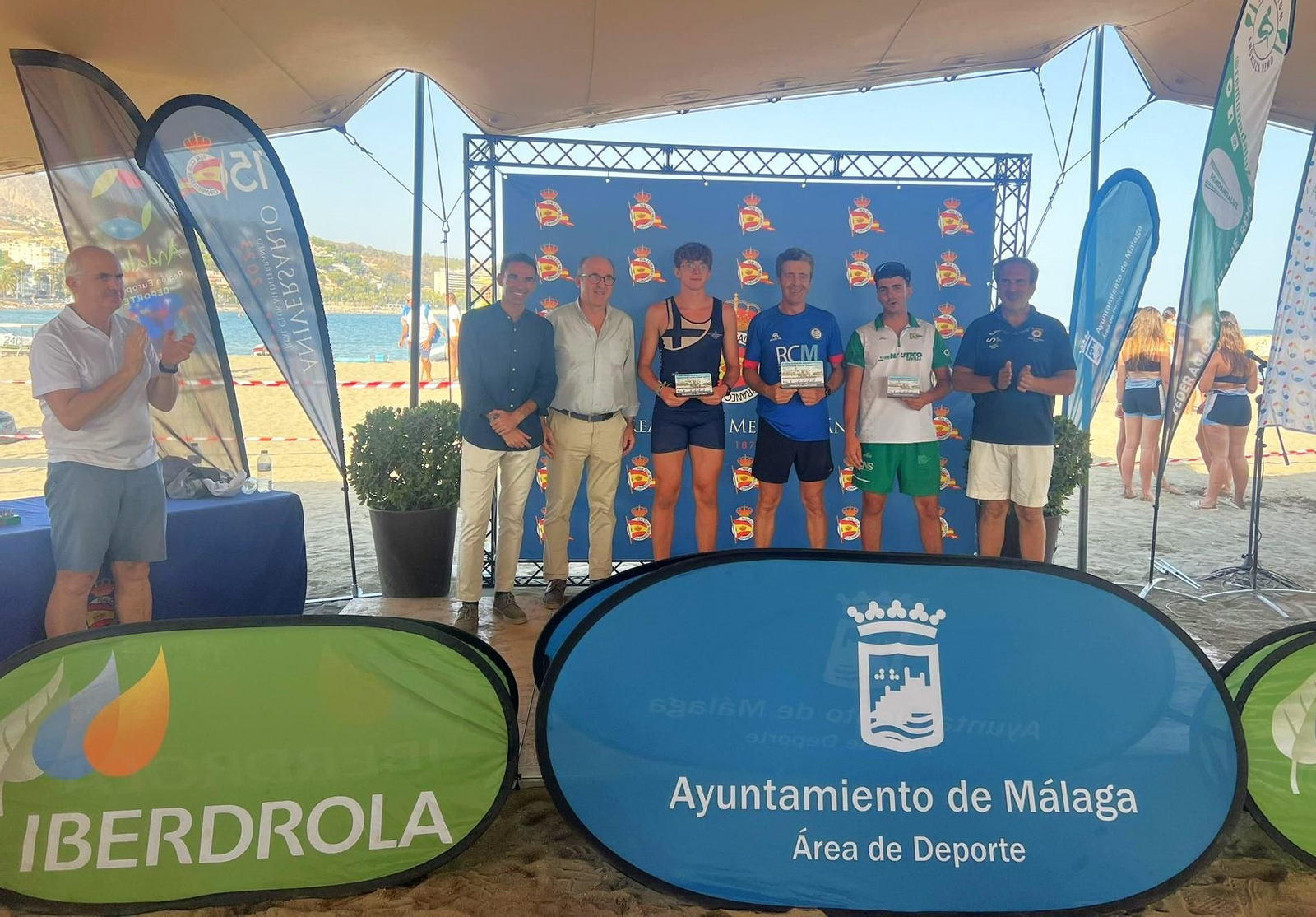 El Open Ciudad de Málaga y Andaluz de remo de mar, para el Real Club Mediterráneo