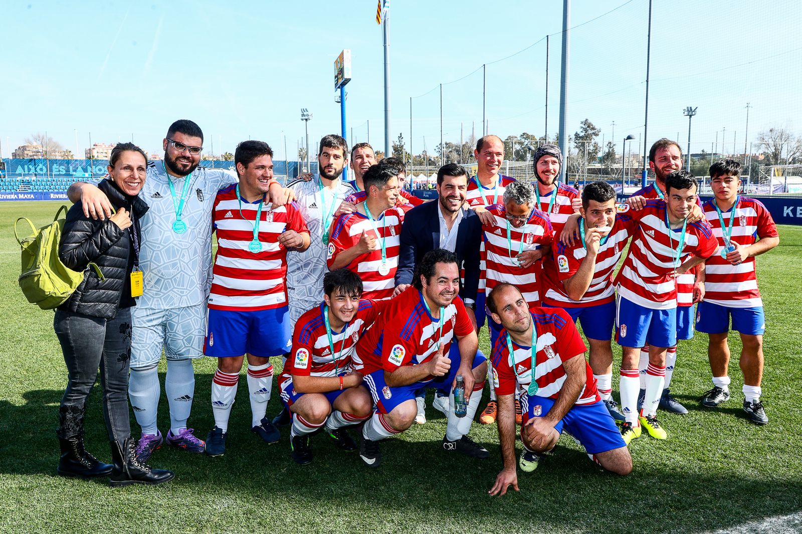 Estos fueron los integrantes del Granada CF Genuine que participaron en Barcelona.