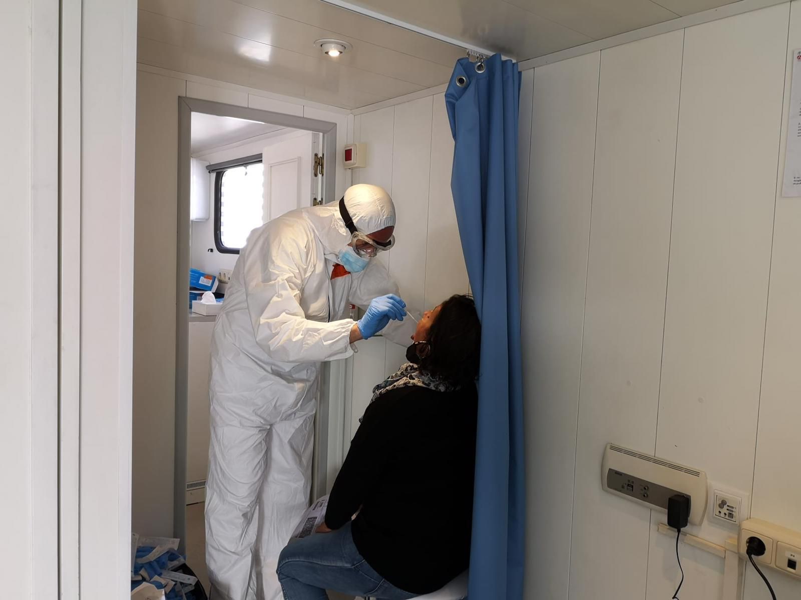 PCR realizada este lunes en Cuevas del Becerro.