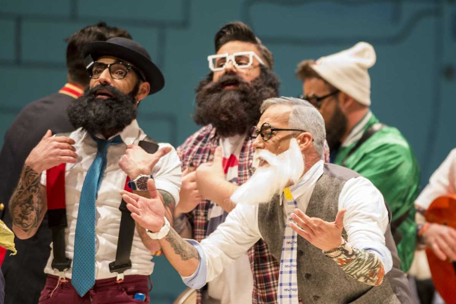 Las imágenes de la decimoquinta función clasificatoria