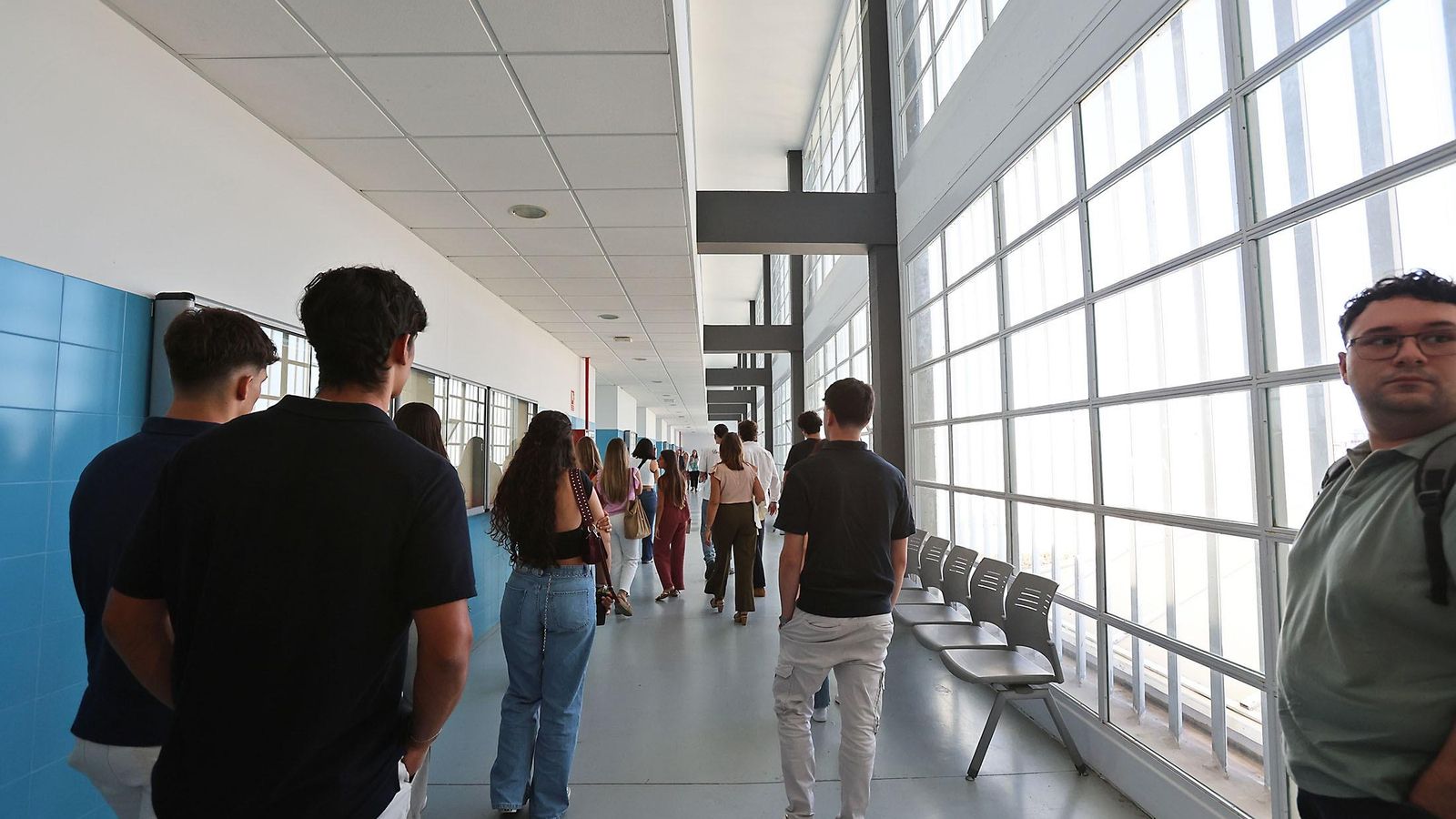 Alumnado de Medicina en la visita a las instalaciones. Alumnado de Medicina en la visita a las instalaciones.