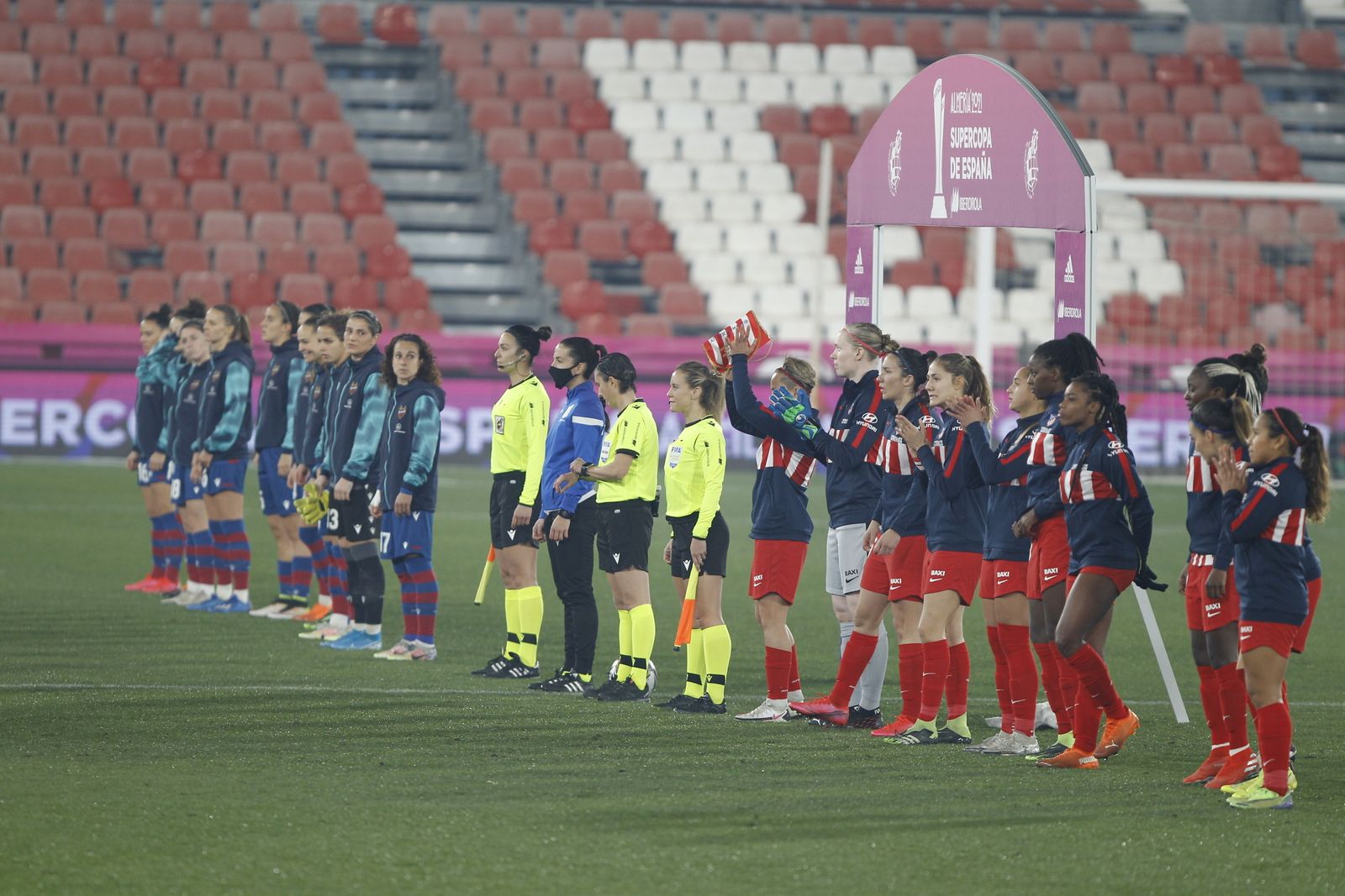 Final Supercopa España Fútbol Femenino. Atlético de Madrid-Levante U.D.