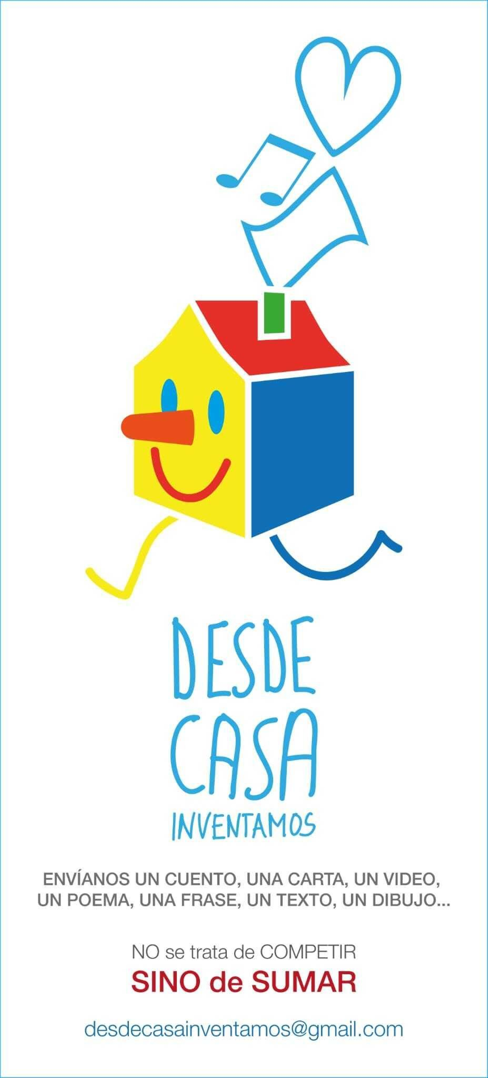 El logo del blog 'Desde casa inventamos'.