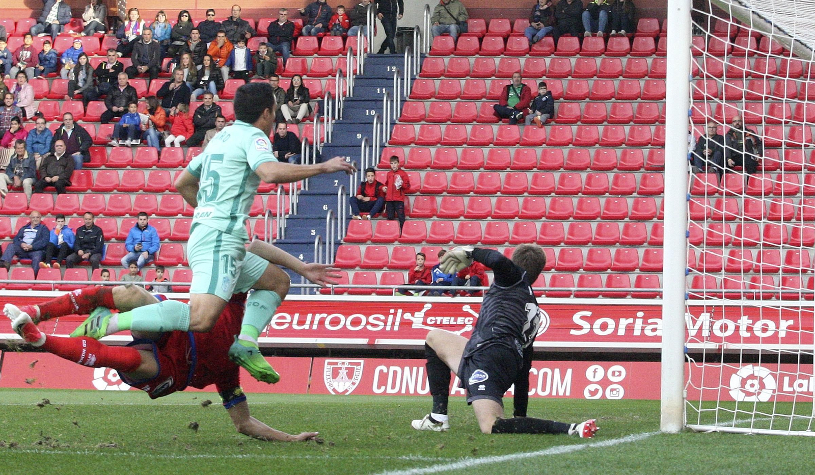 Las imágenes del Numancia-Granada