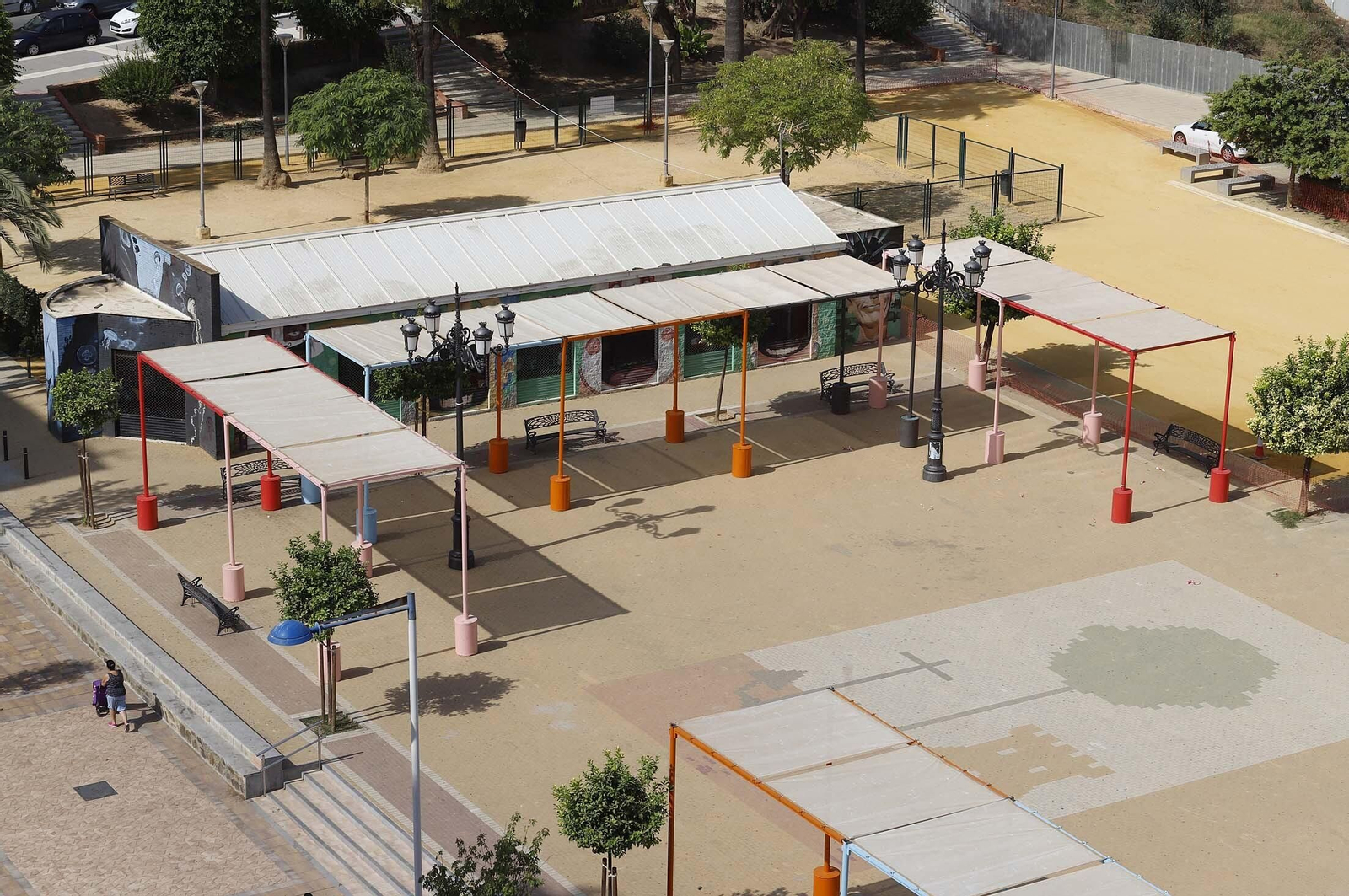 Un paseo en imágenes por la Plaza del Antiguo Estadio y sus alrededores