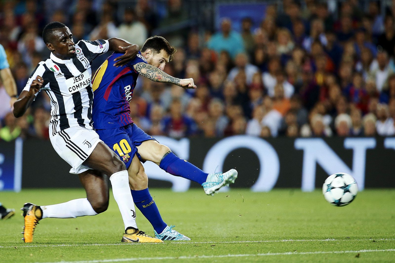 El Barcelona-Juventus, en imágenes