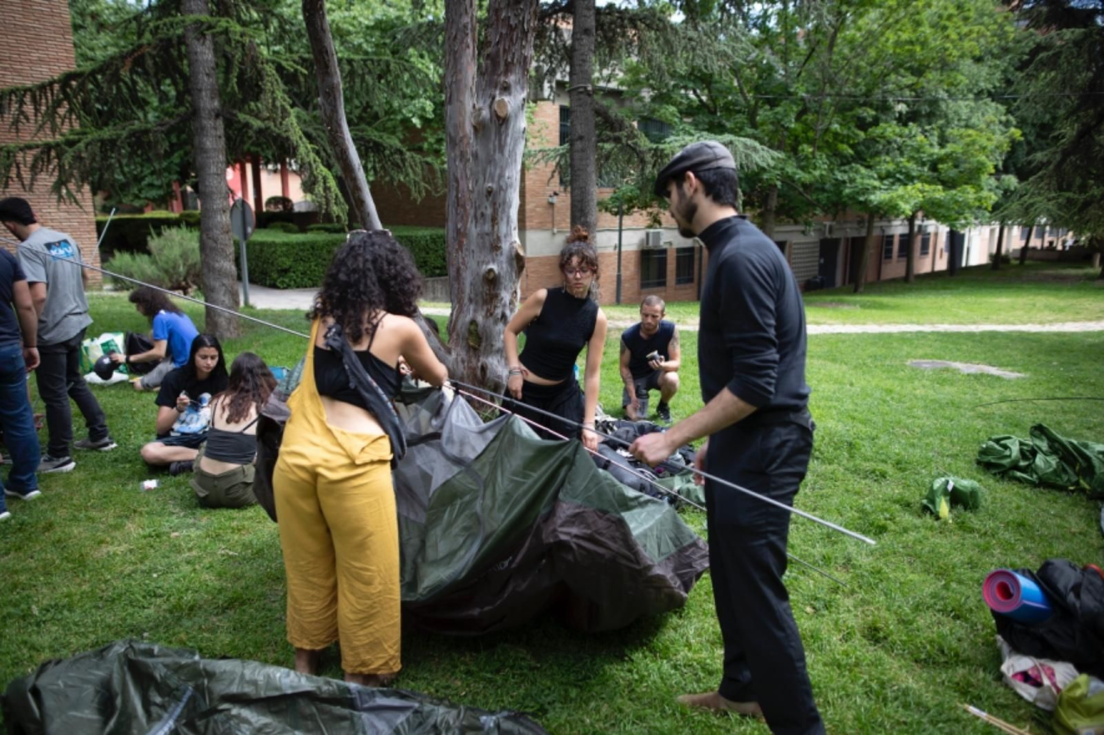 Los estudiantes de Granada se preparan para una acampada solidaria por Palestina