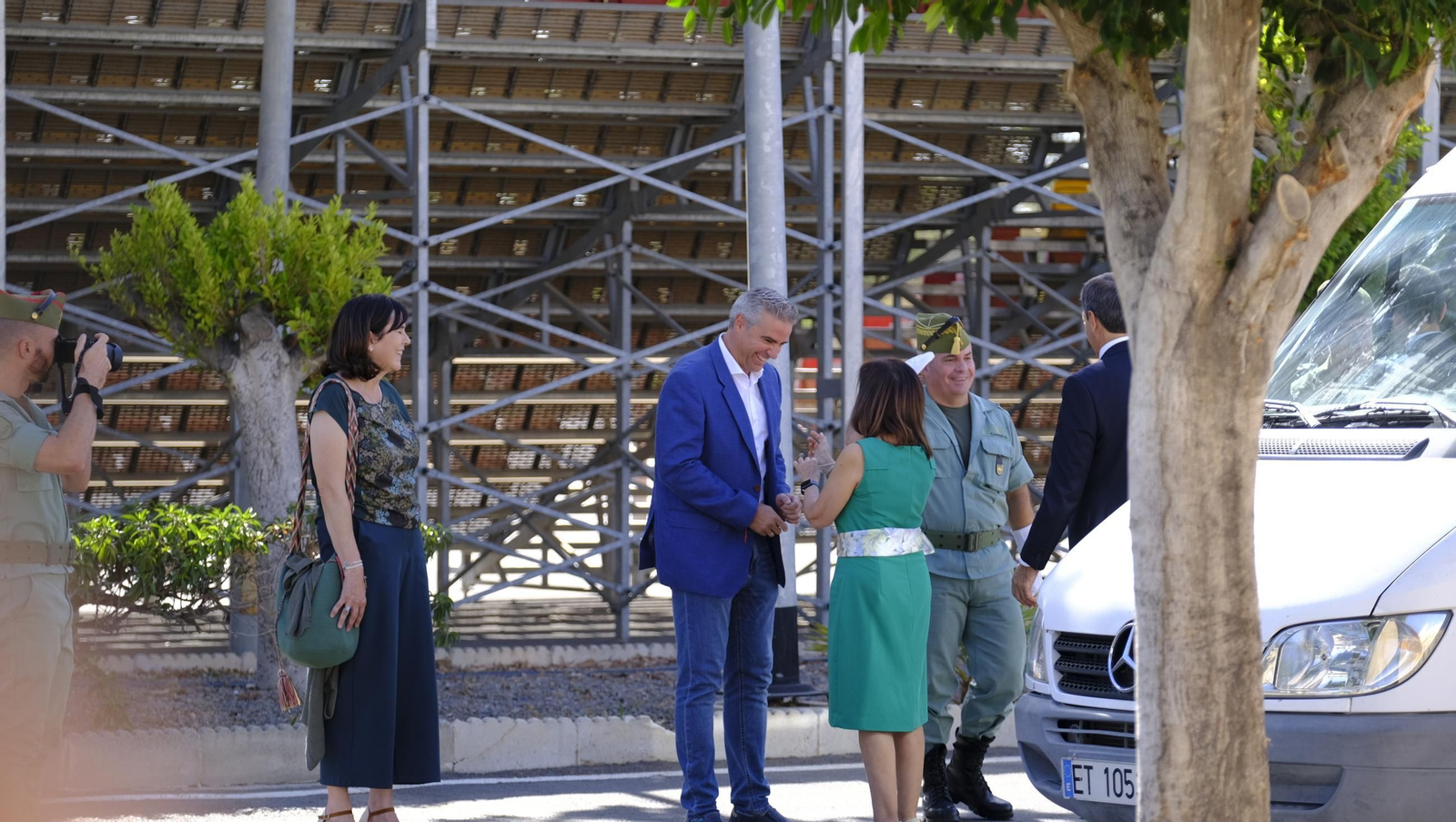 La Ministra de Defensa, Margarita Robles, visita la Base de La Legión en Viator, en imágenes