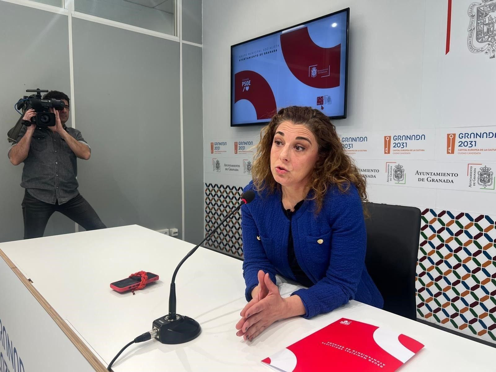 La portavoz del Grupo Municipal Socialista en el Ayuntamiento de Granada, Raquel Ruz