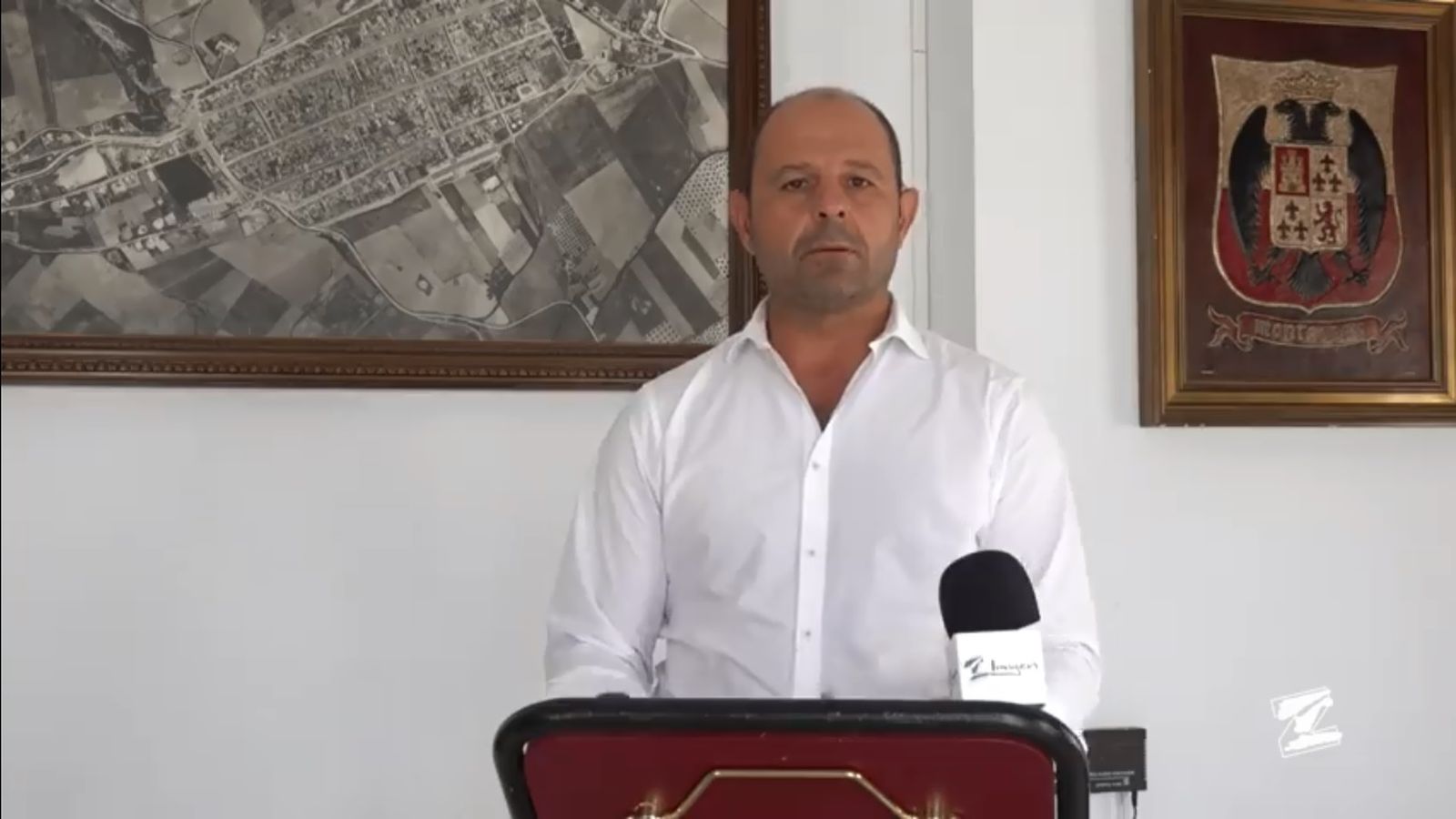 Miguel Ruz, durante su comparecencia.