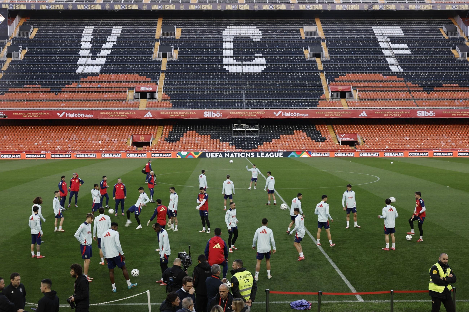 Las fotos de la selección española en Valencia