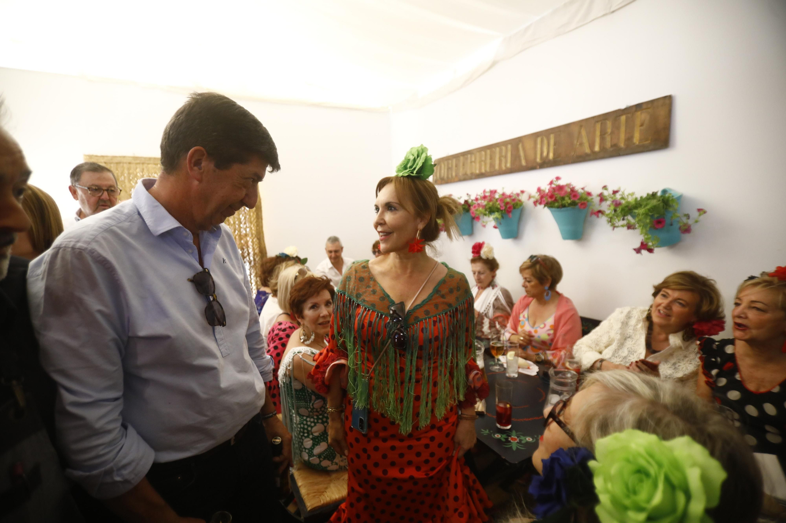 La visita de Juan Marín a la Feria de Córdoba, en imágenes.
