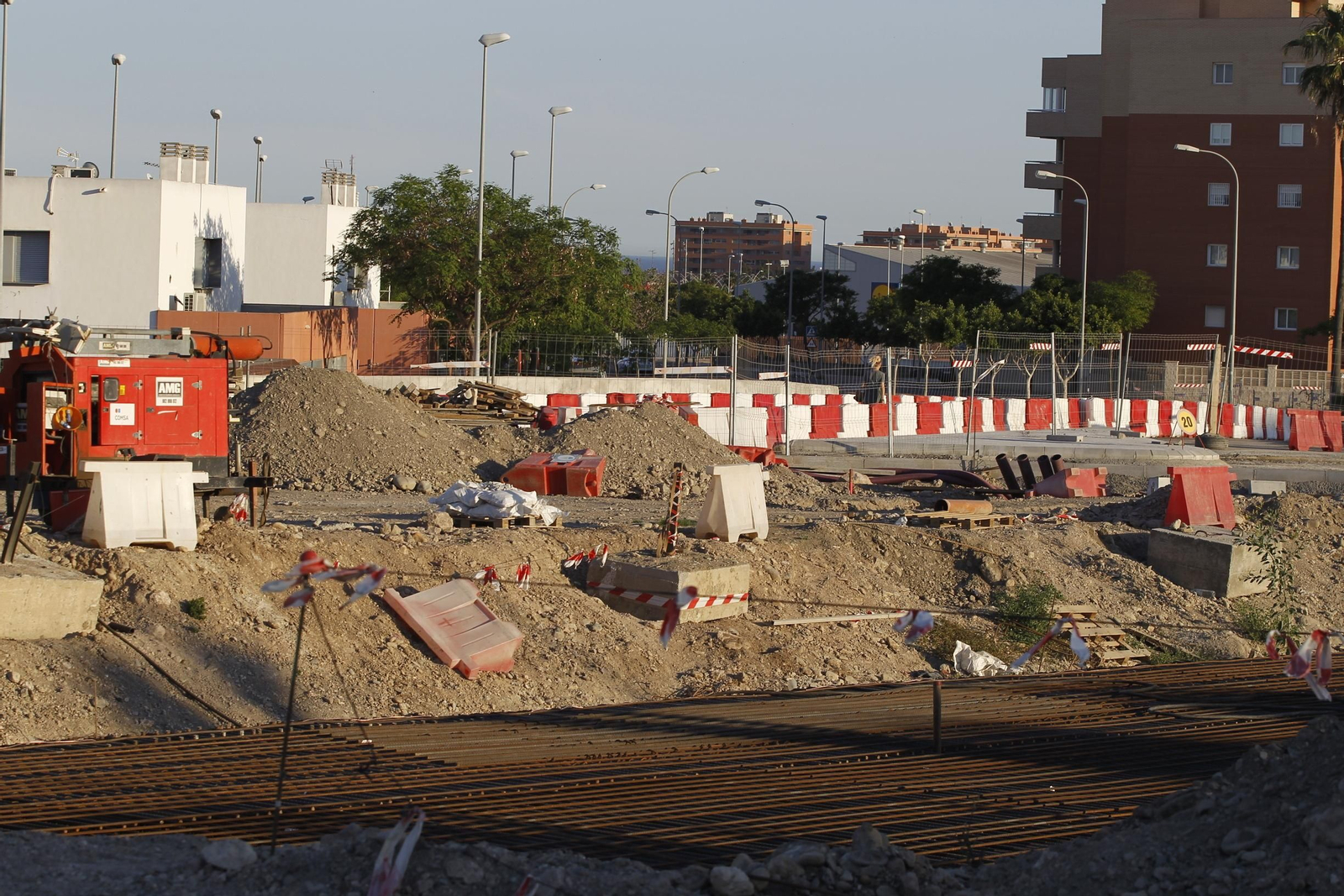 Fotogalería obras del soterramiento en Almería