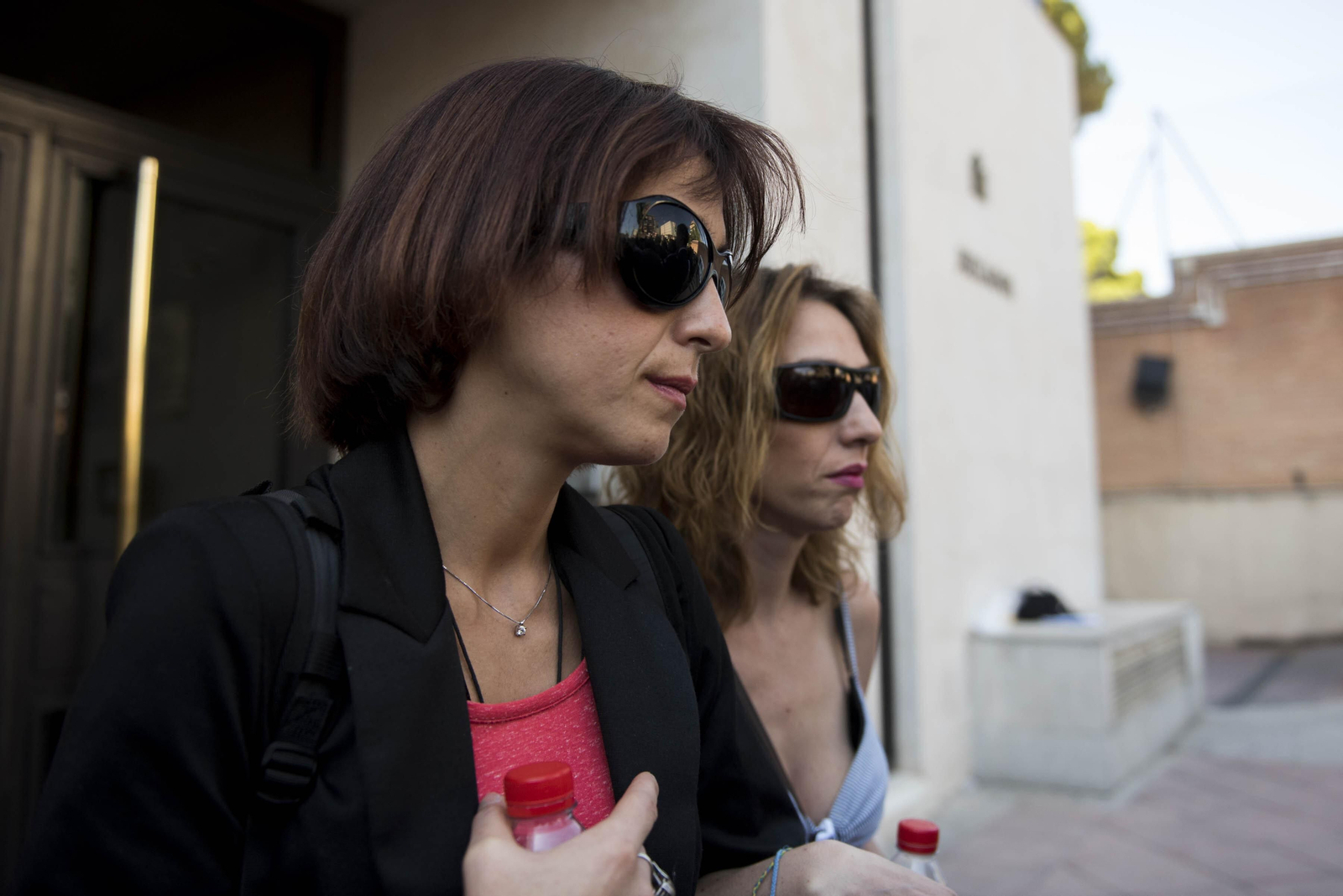 Juana Rivas, en una de sus comparecencias en los juzgados