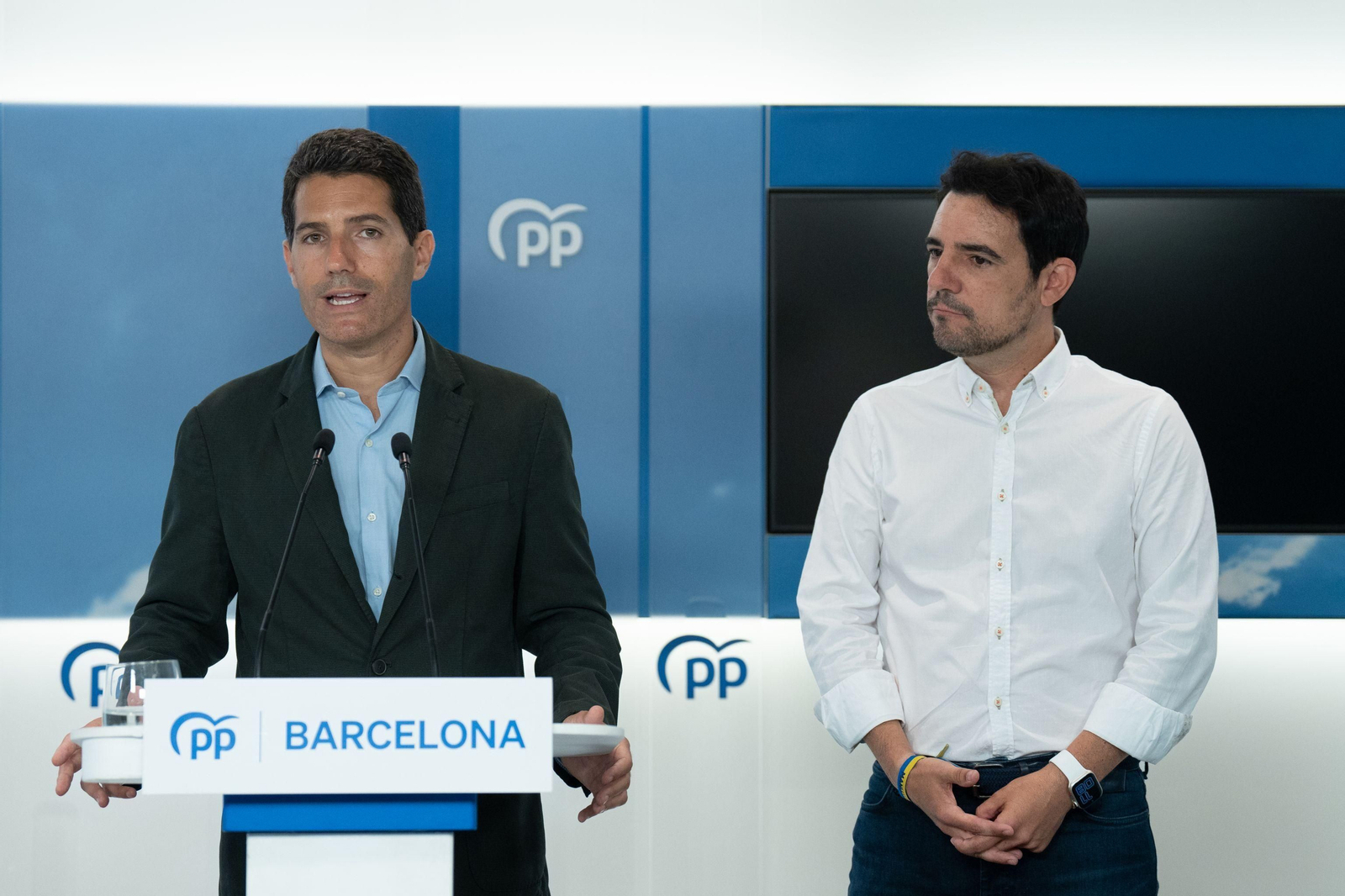 Rueda de prensa del PP en Barcelona