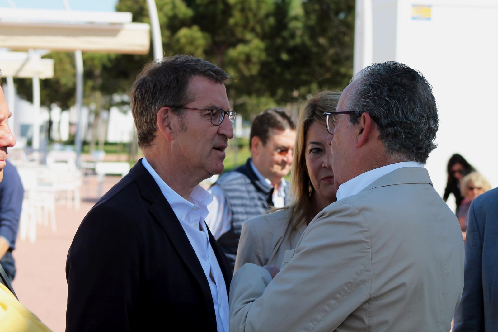 Visita de Alberto Núñez Feijóo a Huelva, en imágenes