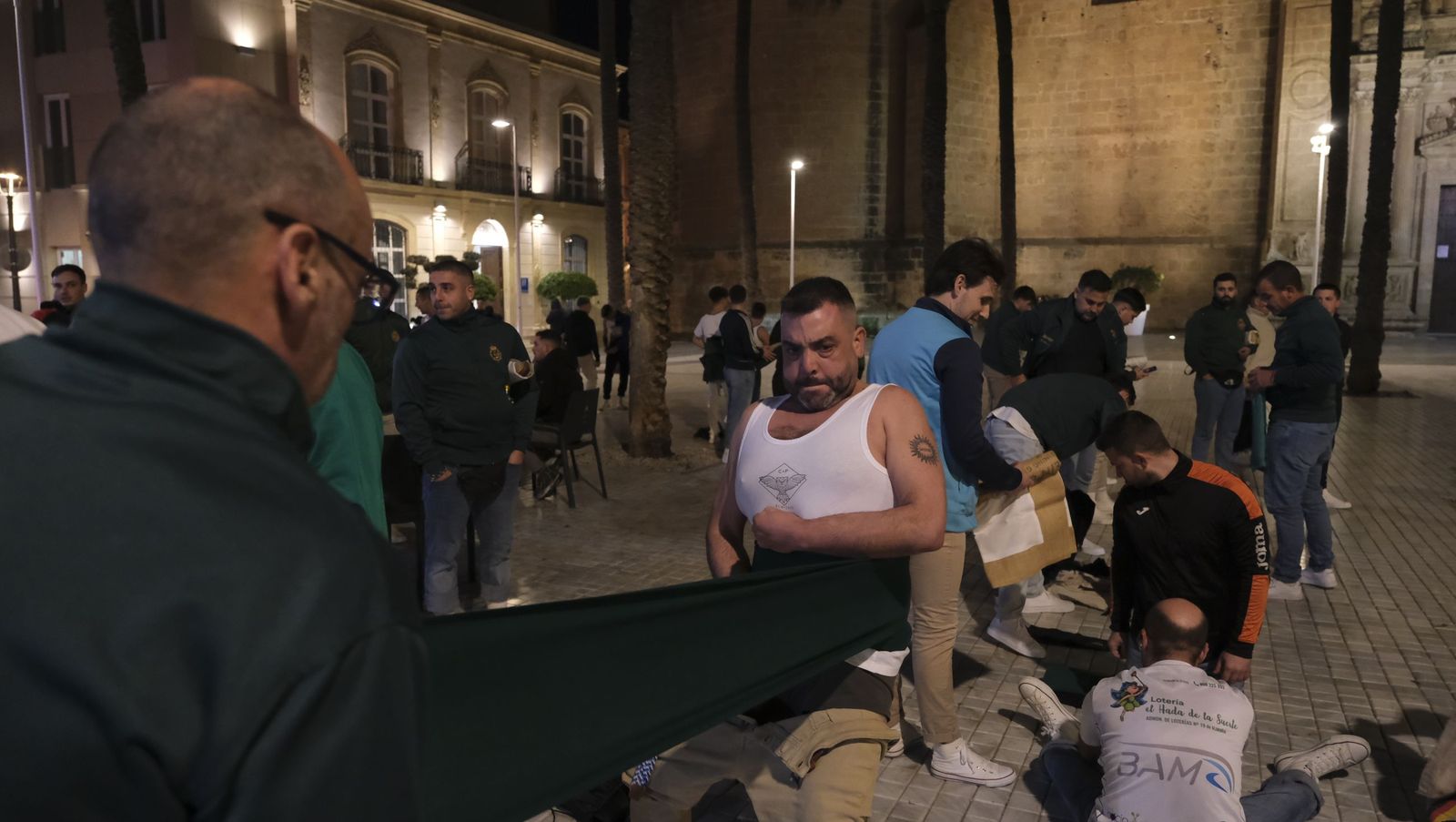Las fotos del ensayo de Estudiantes para la Semana Santa de Almería 2026