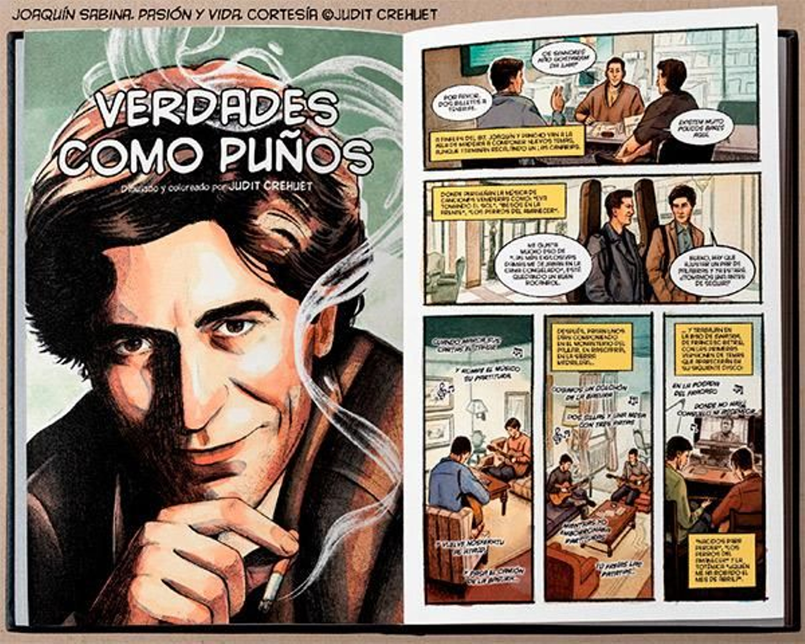 El cómic sobre Joaquín Sabina.