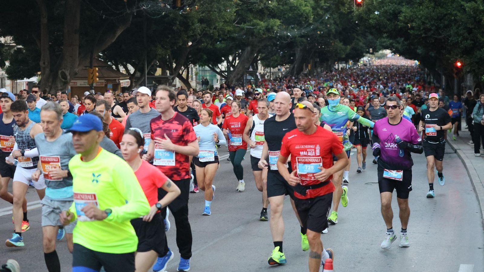 Las mejores fotos de la Maratón de Málaga 2024