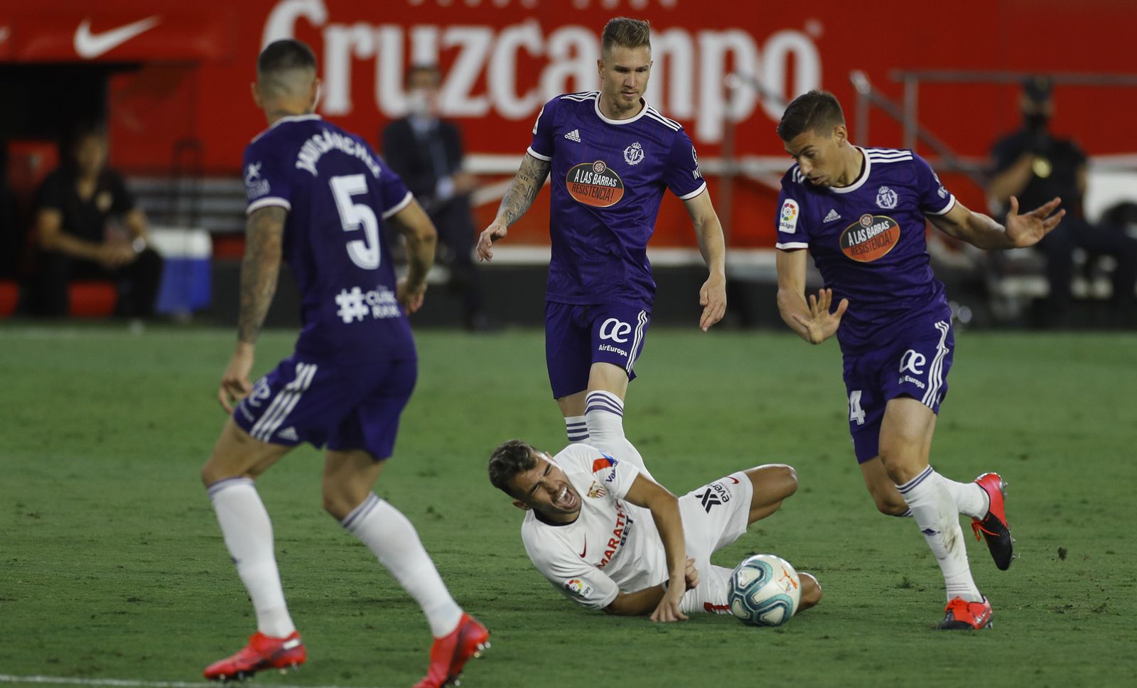 Las imágenes del Sevilla-Valladolid