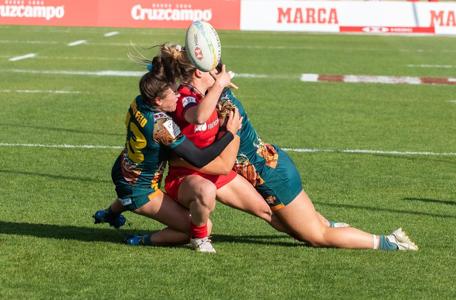 En fotos, la segunda jornada de las HSBC World Rugby Sevens Series en Málaga