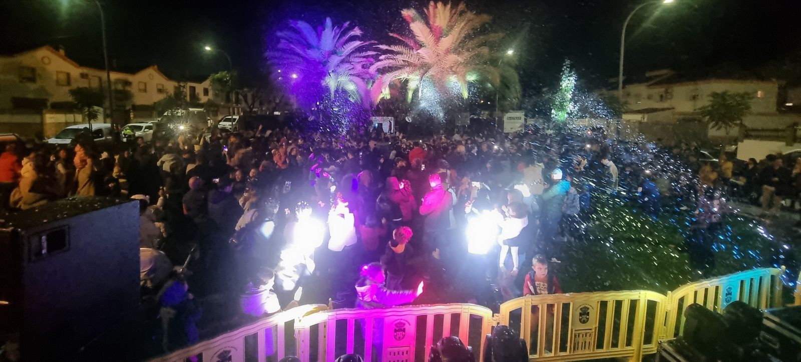 Así ha sido la primera gran nevada navideña de Aljaraque