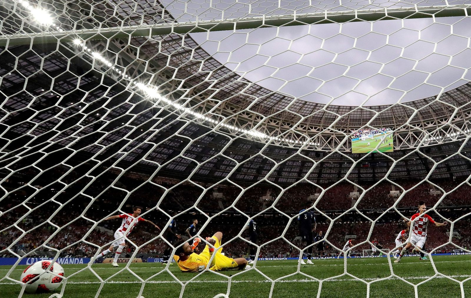 El Francia-Croacia de la final del Mundial de Rusia, en imágenes