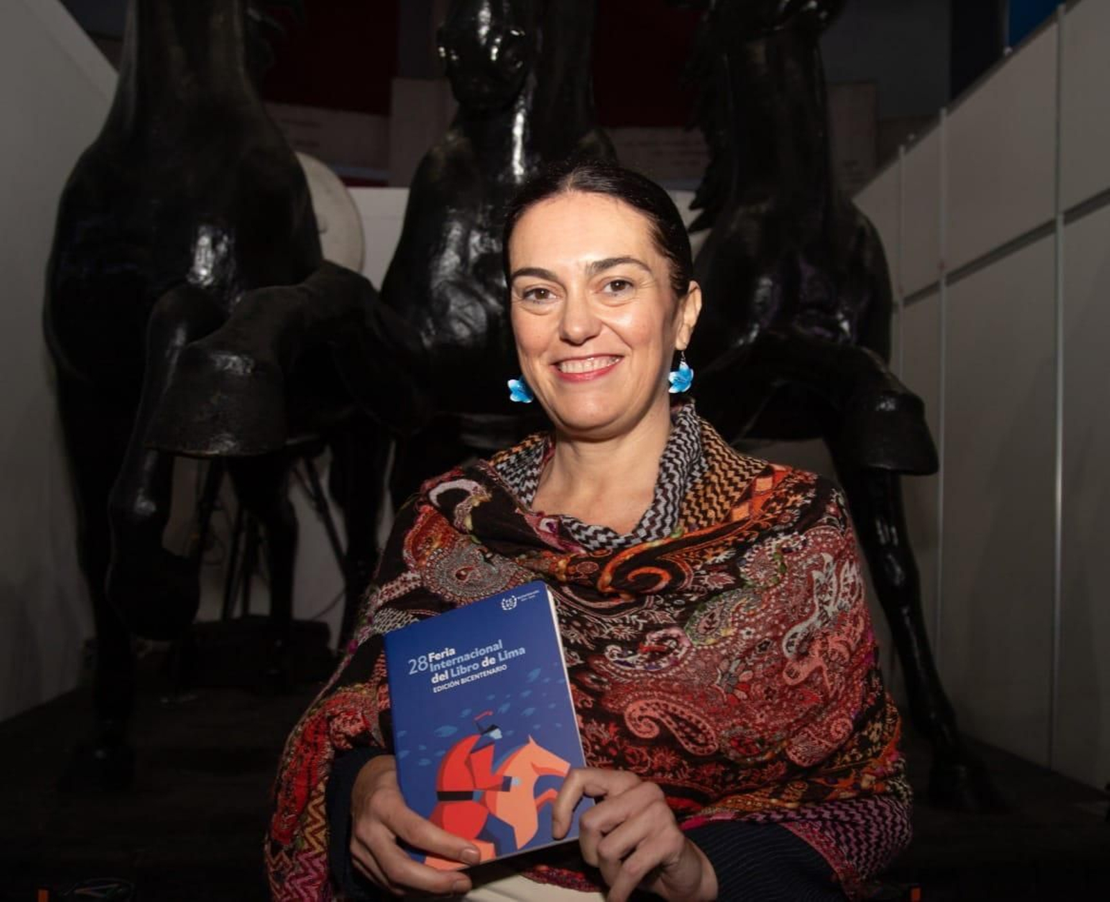 María del Carmen González, en la FIL de Lima.