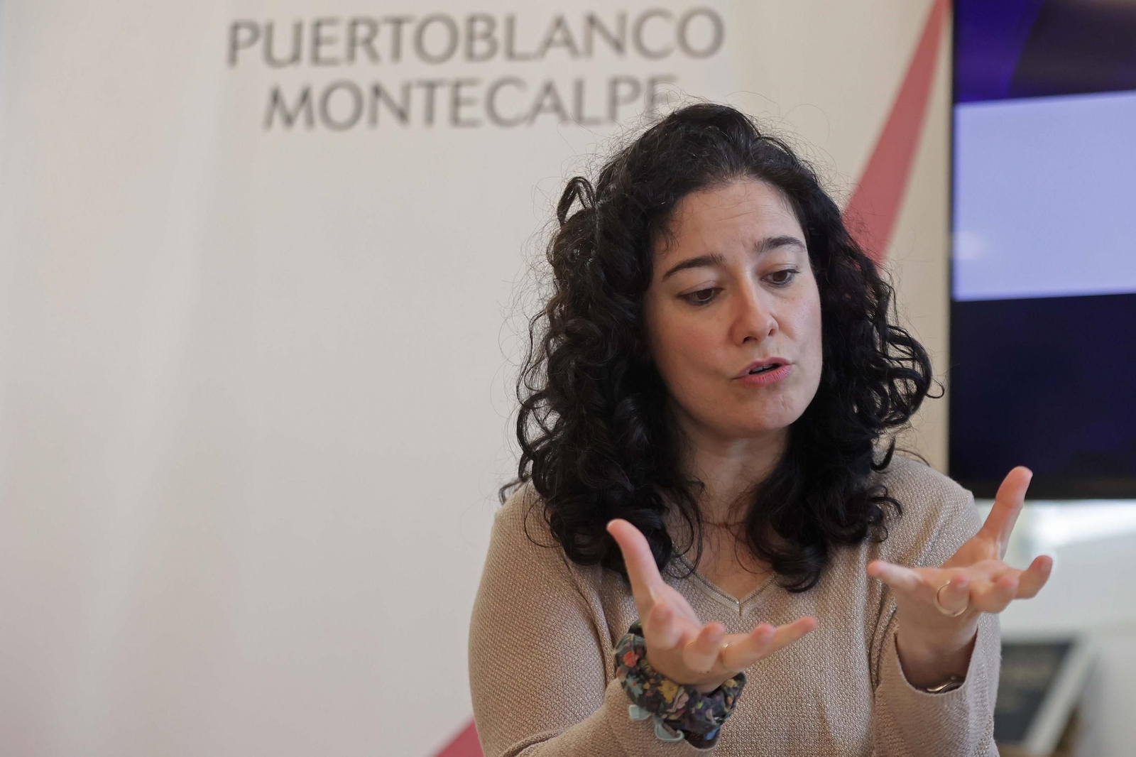 Rocío Reina, durante la entrevista con 'Europa Sur'. Rocío Reina, durante la entrevista con 'Europa Sur'.