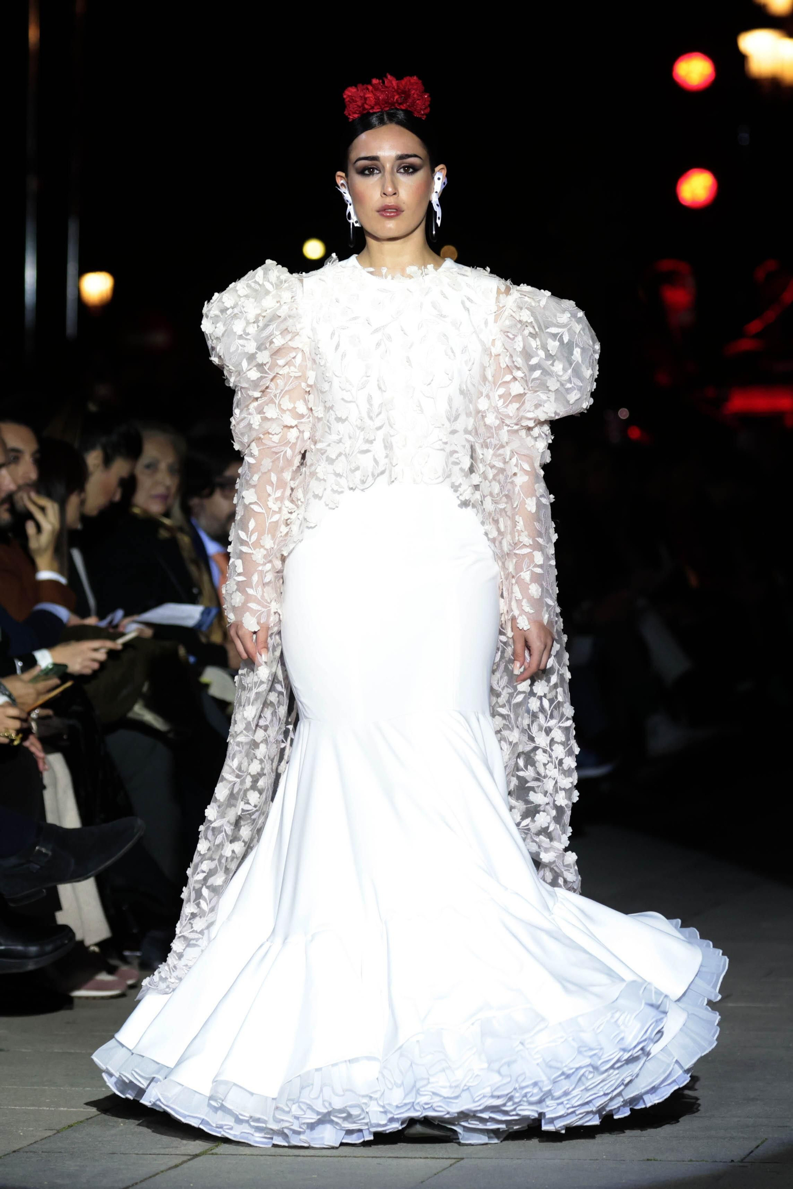 El desfile Andalucía es flamenca en el Palacio de San Telmo, todas las fotos
