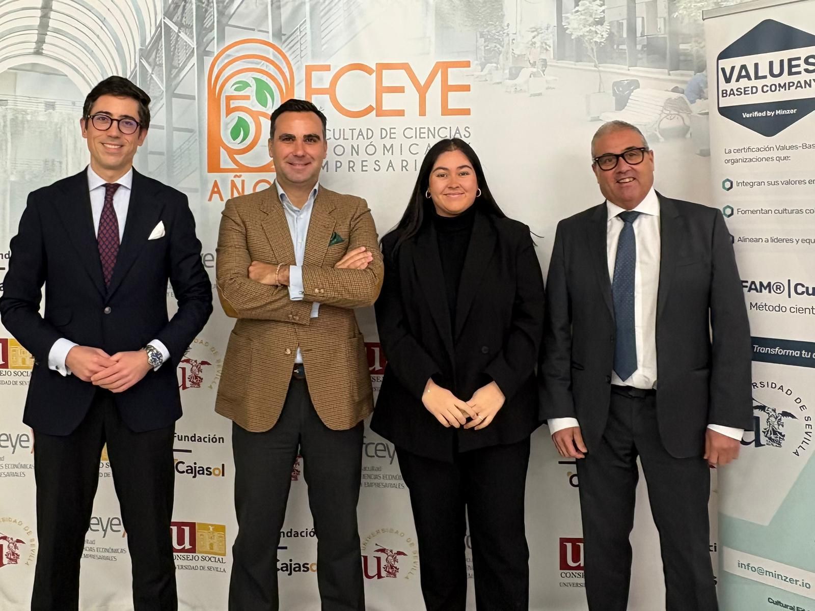 Antonio Leal, Carlos Sanchís, Ana Terriza y Manuel Terriza