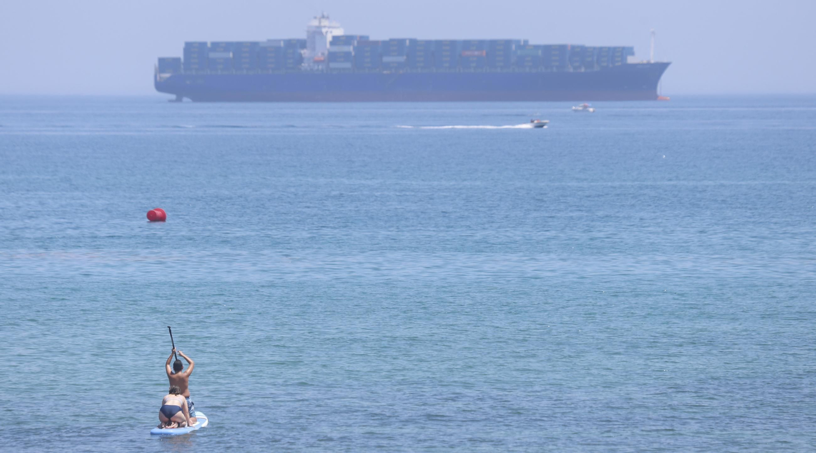 Fotos del sábado en la playa de Getares